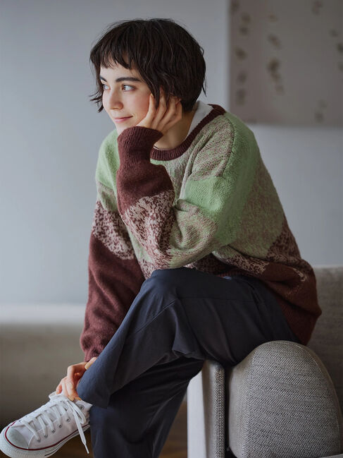 SM2「グラデーションニットプルオーバー」|ニット・セーター|