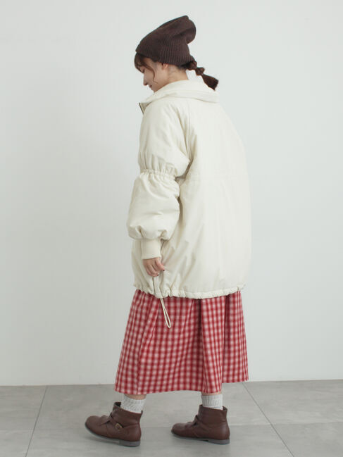 Samansa Mos2「【リバーシブル】キャンディースリーブ中綿コート」|ブルゾン・スタジャン|