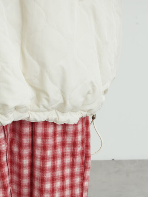 Samansa Mos2「【リバーシブル】キャンディースリーブ中綿コート」|ブルゾン・スタジャン|