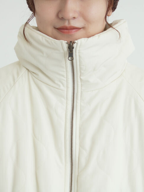 Samansa Mos2「【リバーシブル】キャンディースリーブ中綿コート」|ブルゾン・スタジャン|