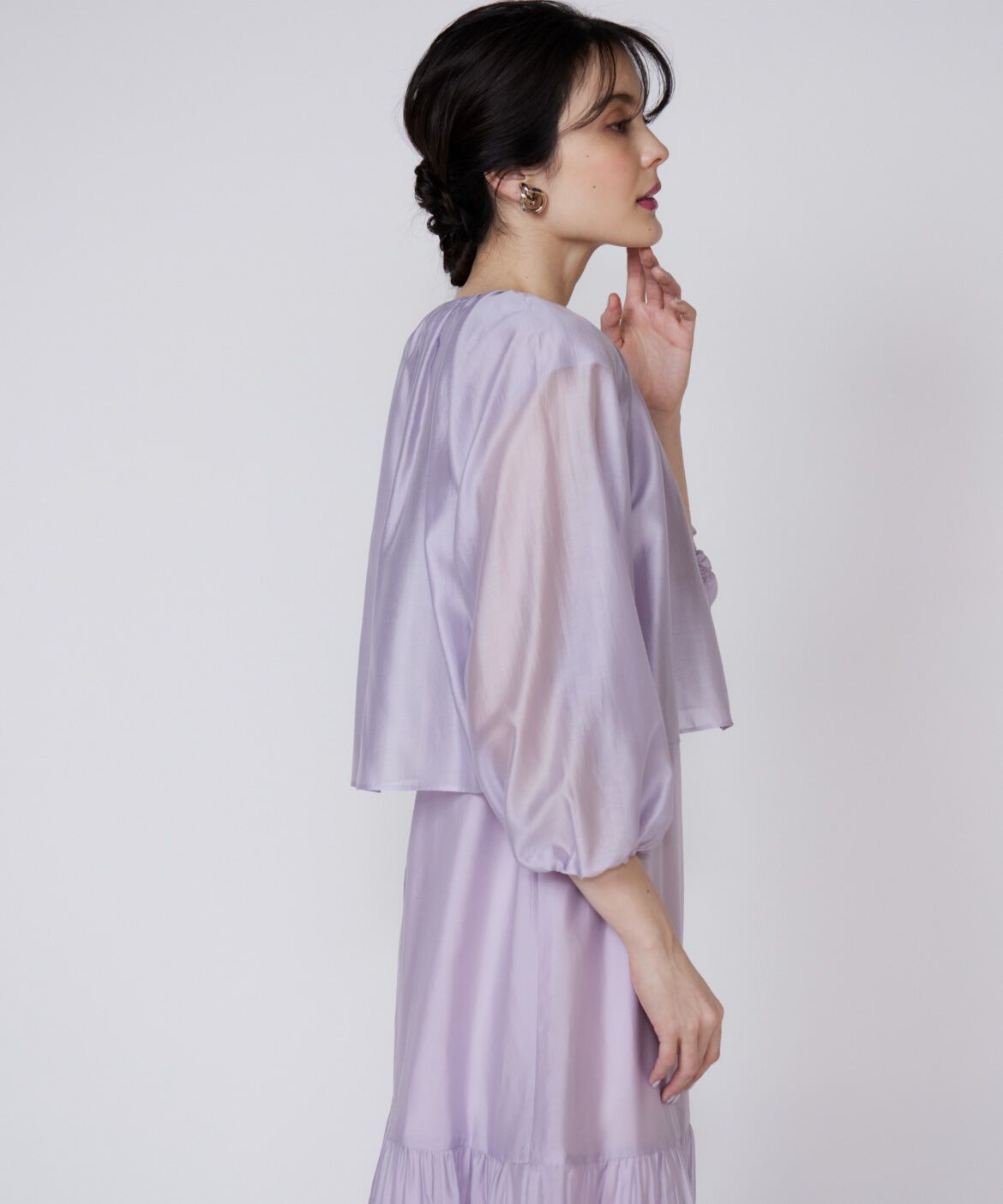 Maglie le cassetto「シアーショートブラウス」|シャツ・ブラウス|