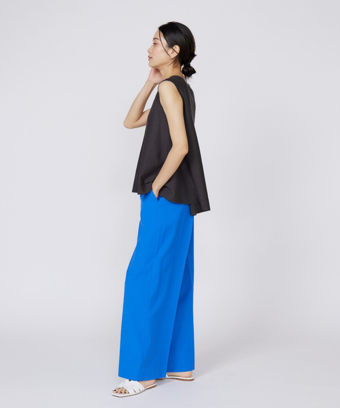 INED「Aラインニットプルオーバー」|ニット・セーター|