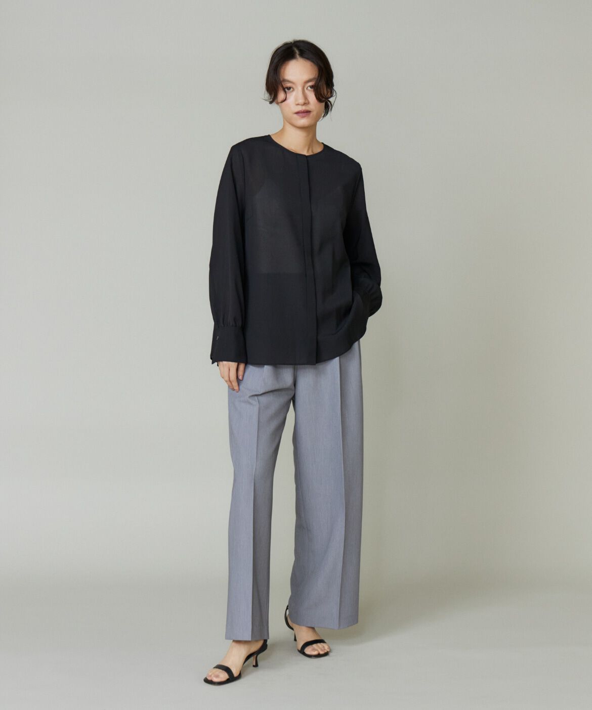 DAY by DAY it&rsquo;s international「シアーノーカラーブラウス」|シャツ・ブラウス|