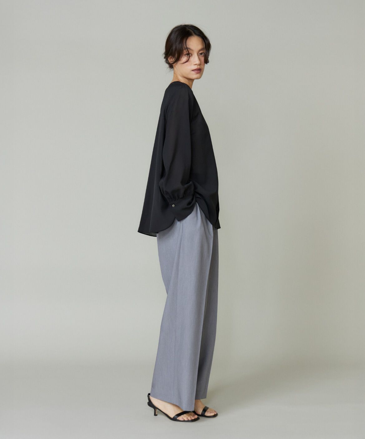 DAY by DAY it&rsquo;s international「シアーノーカラーブラウス」|シャツ・ブラウス|