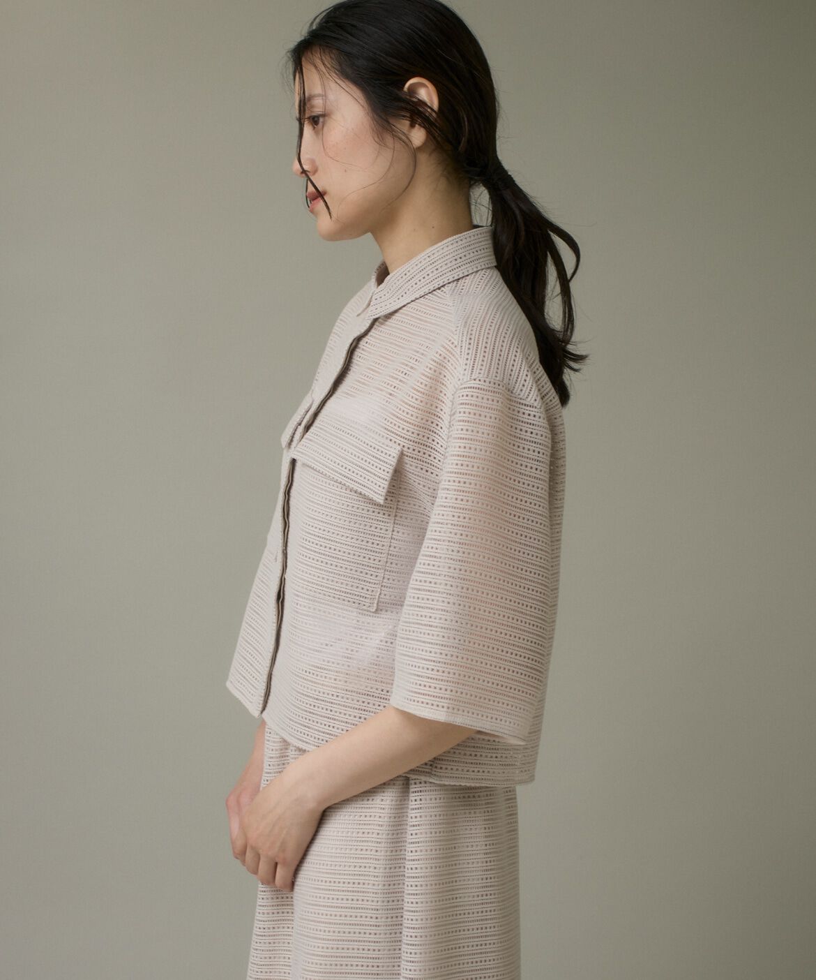 DAY by DAY it&rsquo;s international「スクエアレースシャツブラウス」|シャツ・ブラウス|