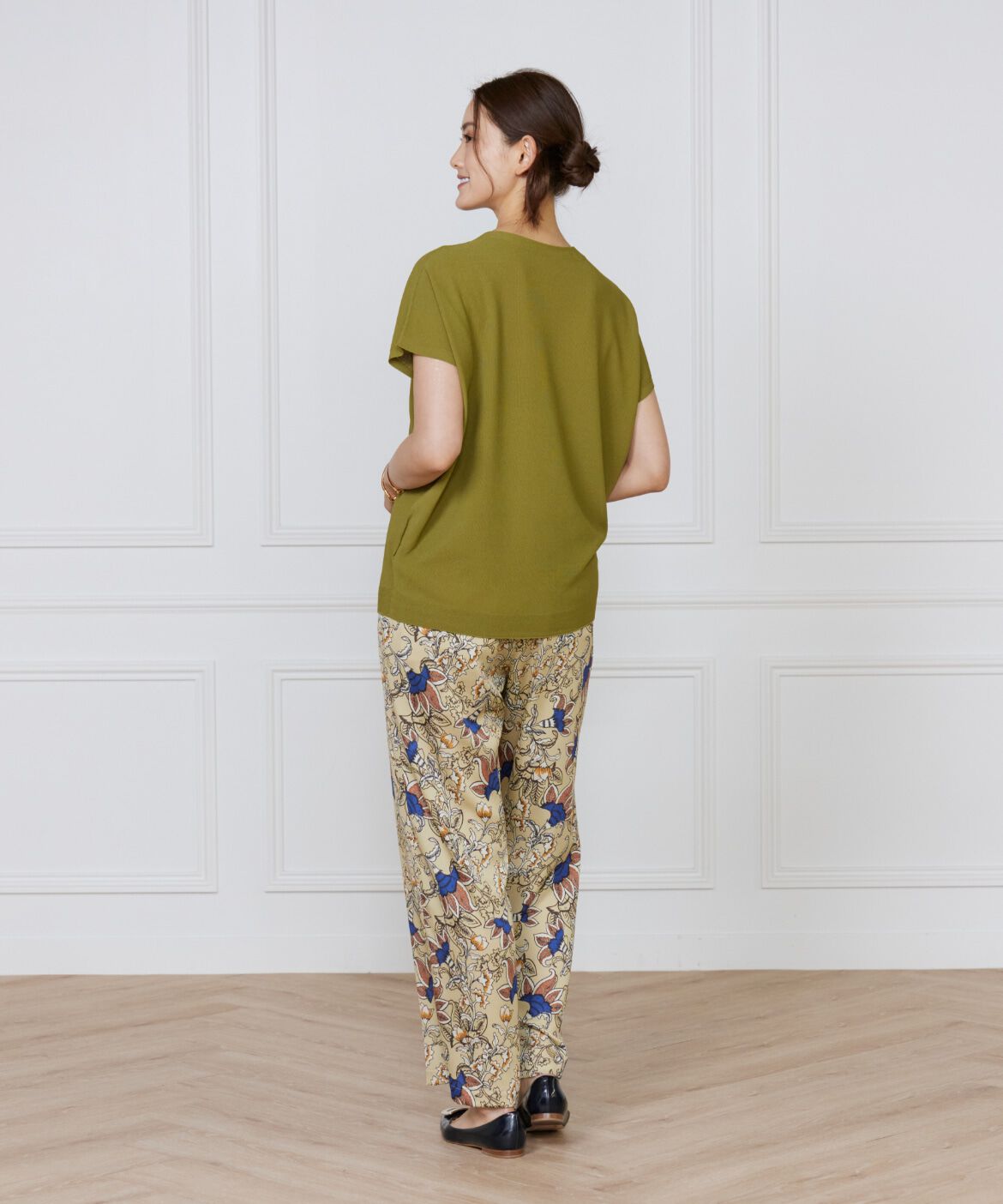 7-IDconcept.「ホールガーメントフレンチスリーブプルオーバー」|ニット・セーター|