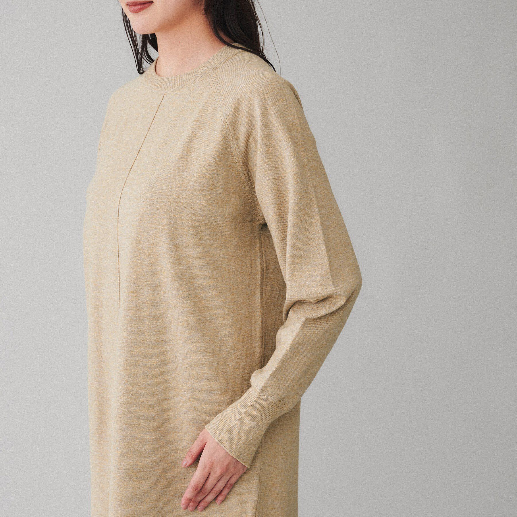 UNTITLED「【TORRAZZO DONNA】ニット&times;フリンジレイヤードワンピース」|ワンピース|