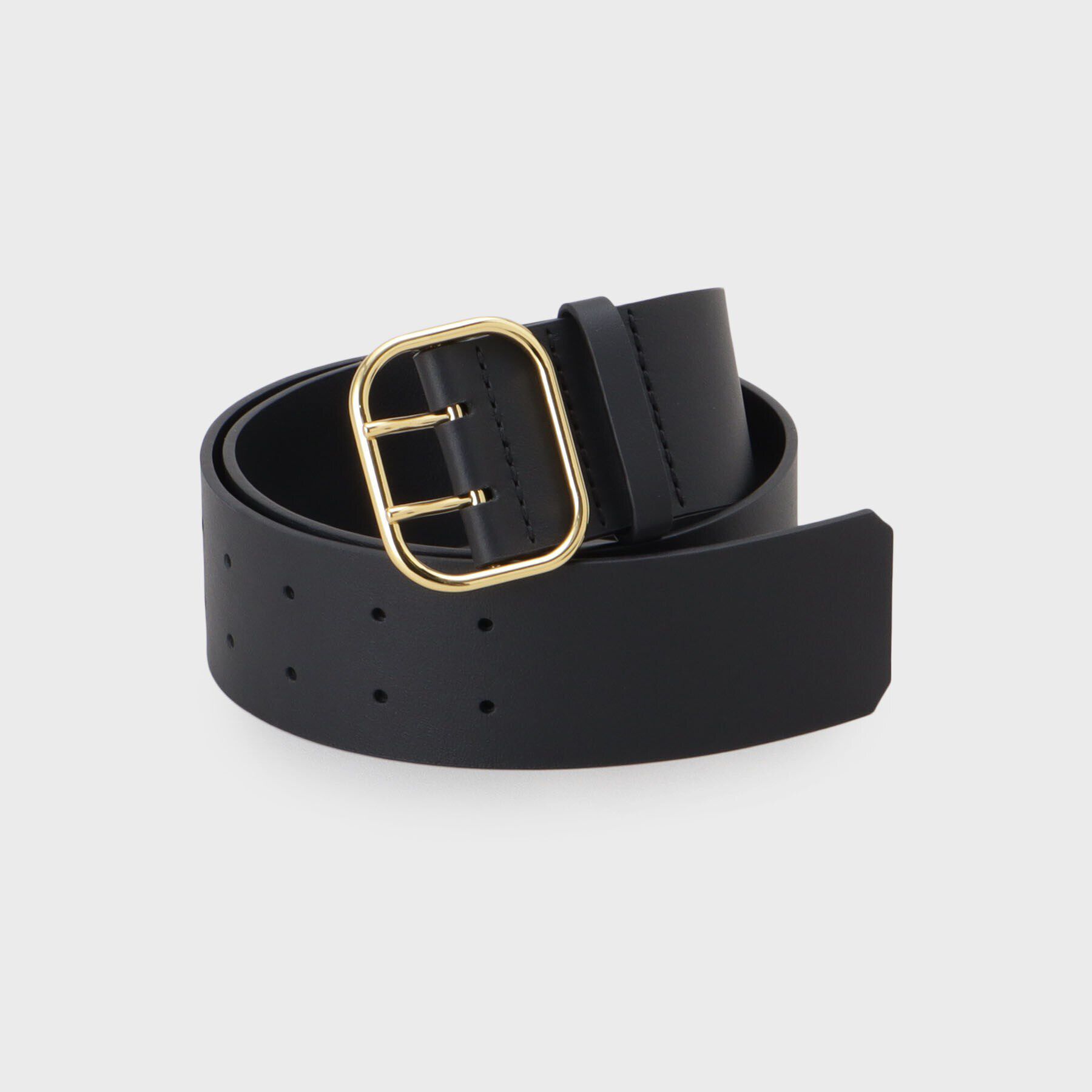 UNTITLED「【 LEFIJE】スクエアバックルワイドベルト」|ベルト|