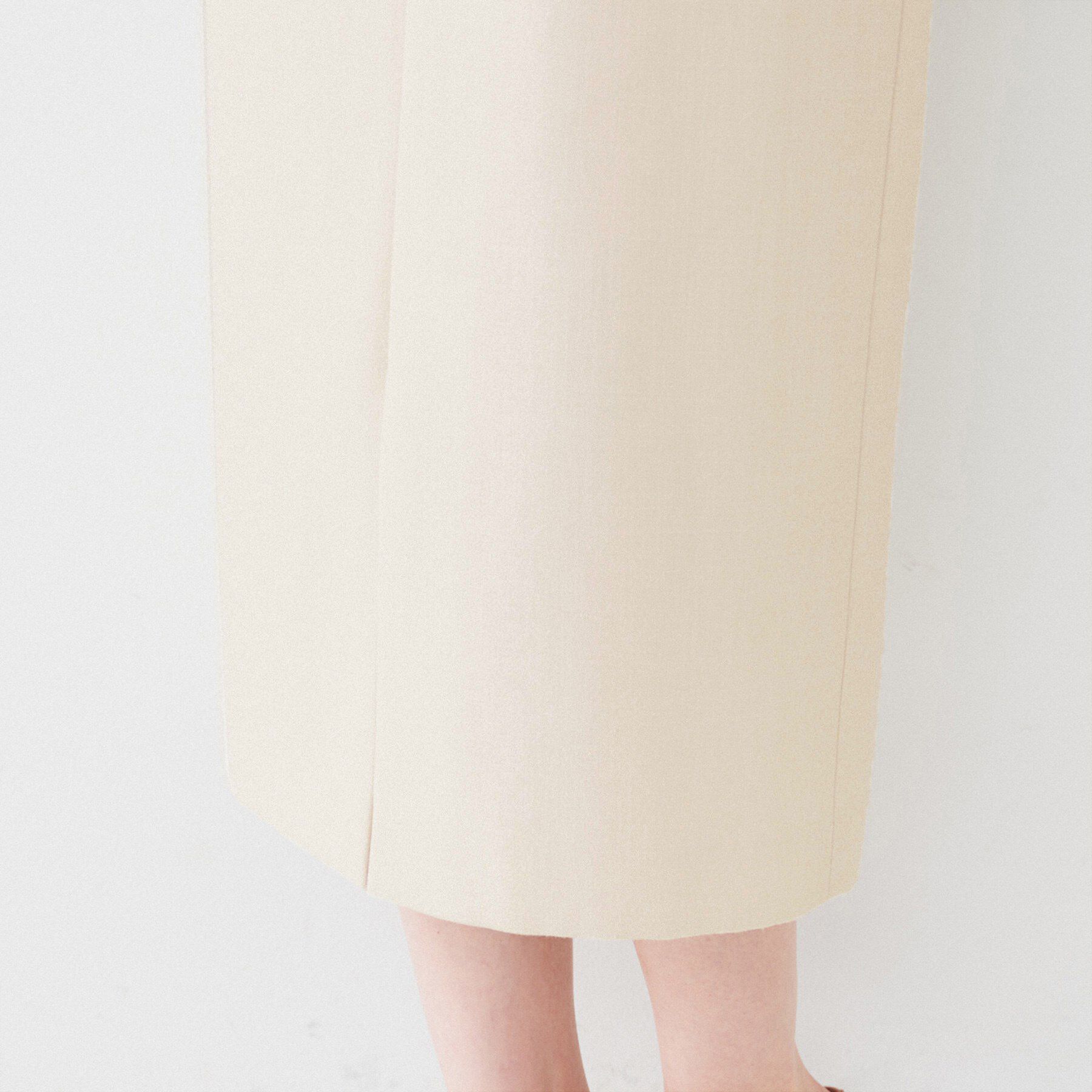 UNTITLED「【セットアップ可能】リネンライクキャンバス ペンシルスカート」|スカート|