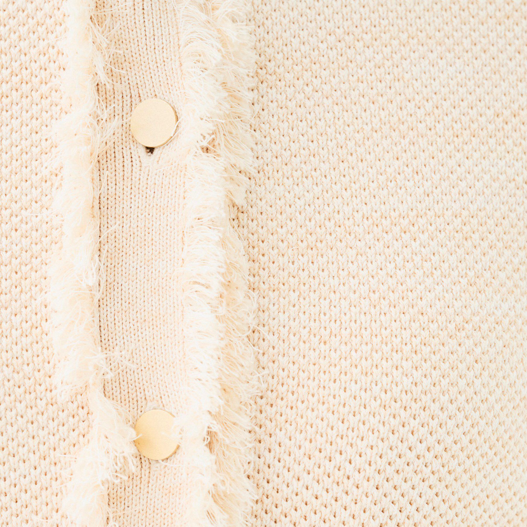 UNTITLED「【洗える/ジャケット風】ツイードニットカーディガン」|カーディガン|