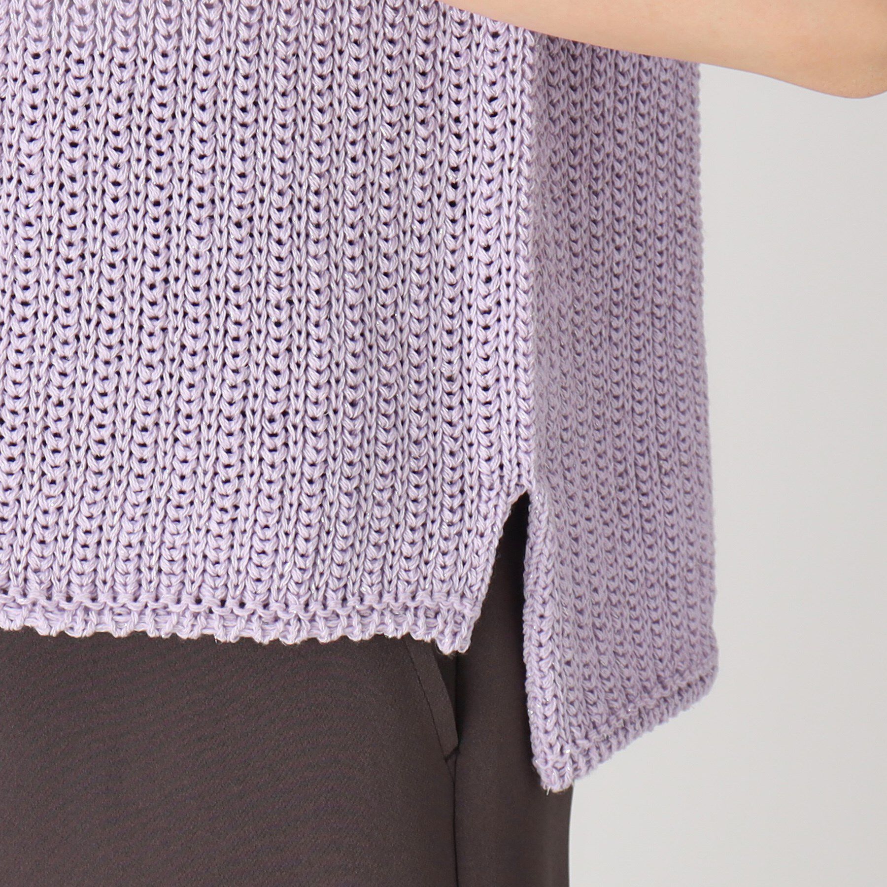 COUP DE CHANCE「【洗える／日本製／ラメ混】ニットベスト」|ニット・セーター|