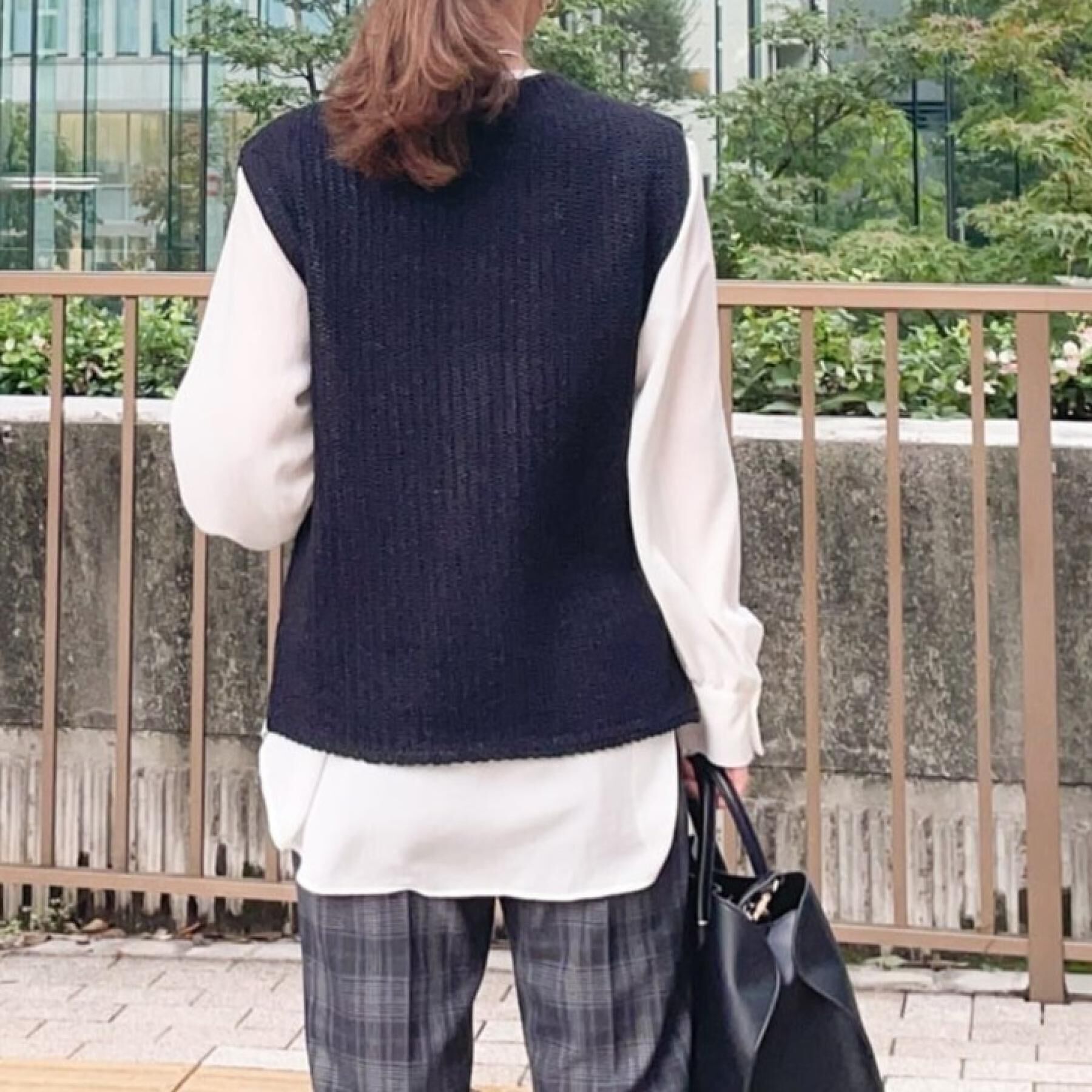 COUP DE CHANCE「【洗える／日本製／ラメ混】ニットベスト」|ニット・セーター|