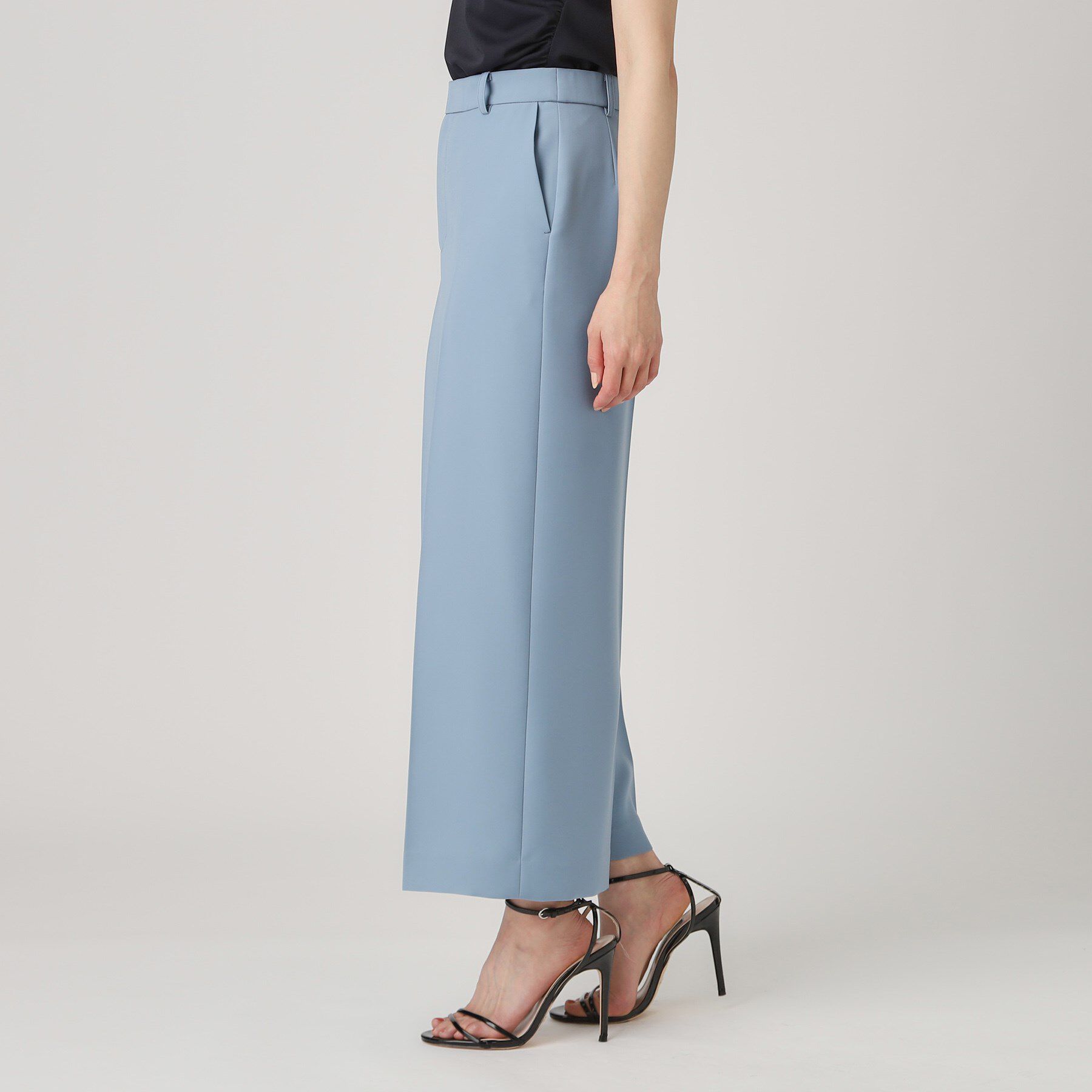 COUP DE CHANCE「【洗える／日本製／裏付き】センタープレス入ワイドパンツ」|その他|