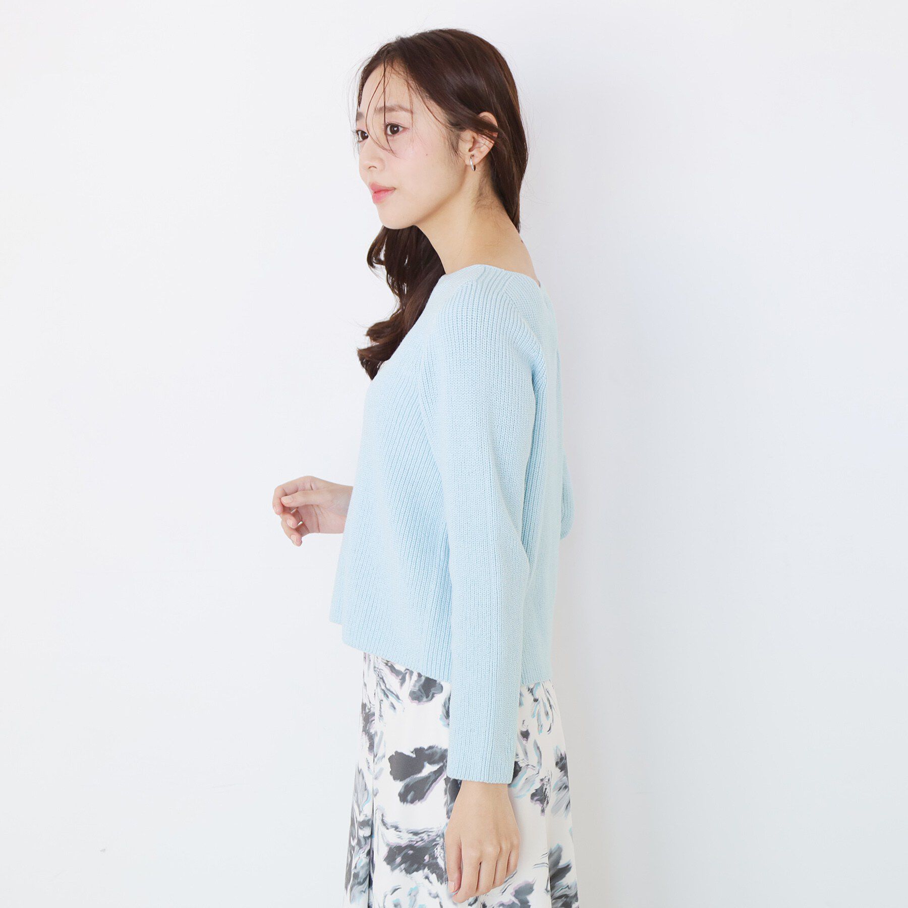 COUP DE CHANCE「【手洗い可／日本製】ミドルゲージ軽やかニットトップス」|ニット・セーター|