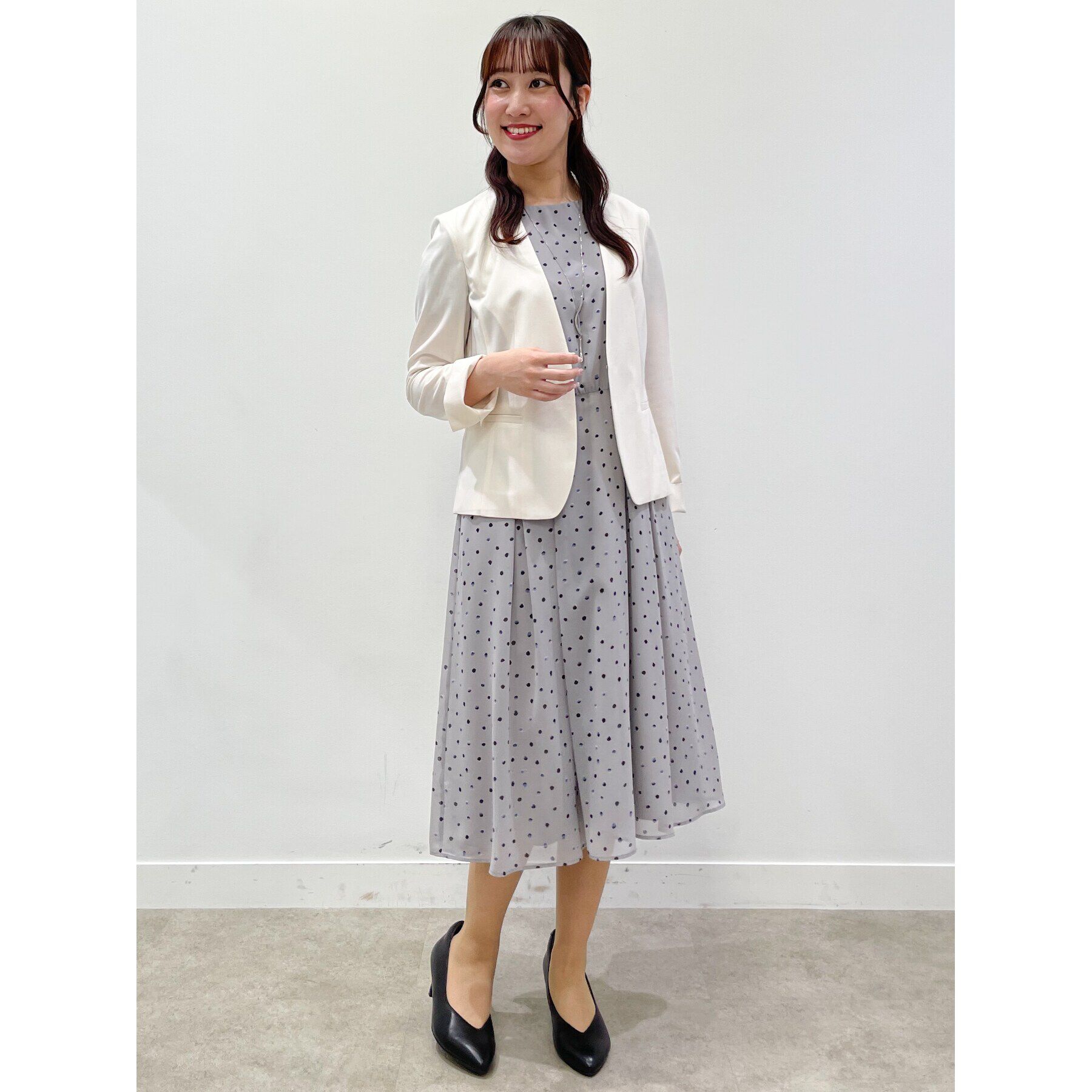 Reflect「【SALE／夏に快適！／接触冷感／洗える／セットアップ可能】ノーカラージャケット」|ノーカラージャケット|