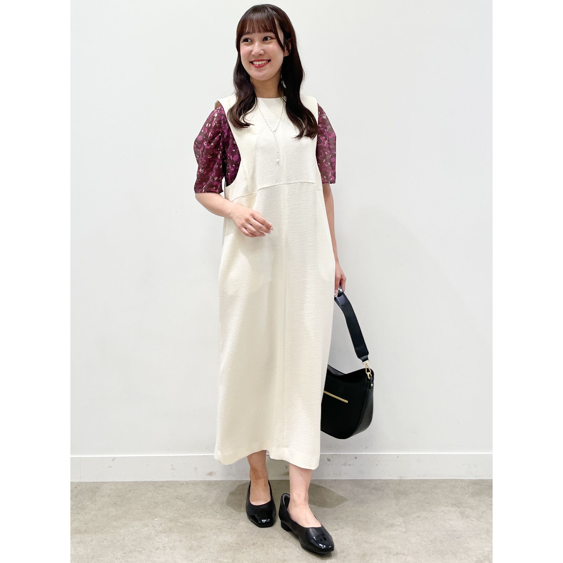 Reflect「【手洗い可／すっきり見え】大人ジャンパードレス」|ワンピース|