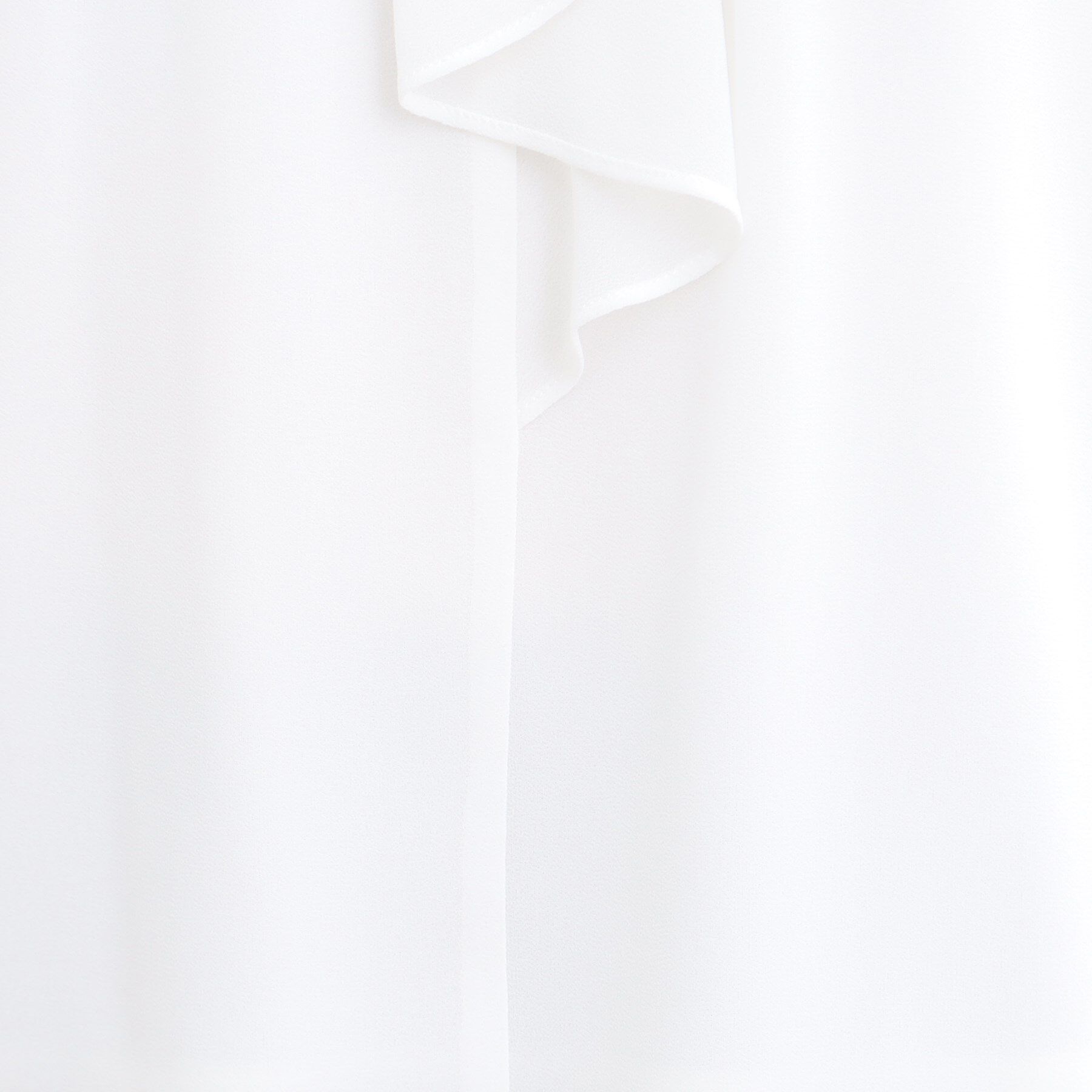 Reflect「【夏SALE／フォーマル/マシンウォッシュ可】フロントラッフルディティールブラウス」|シャツ・ブラウス|