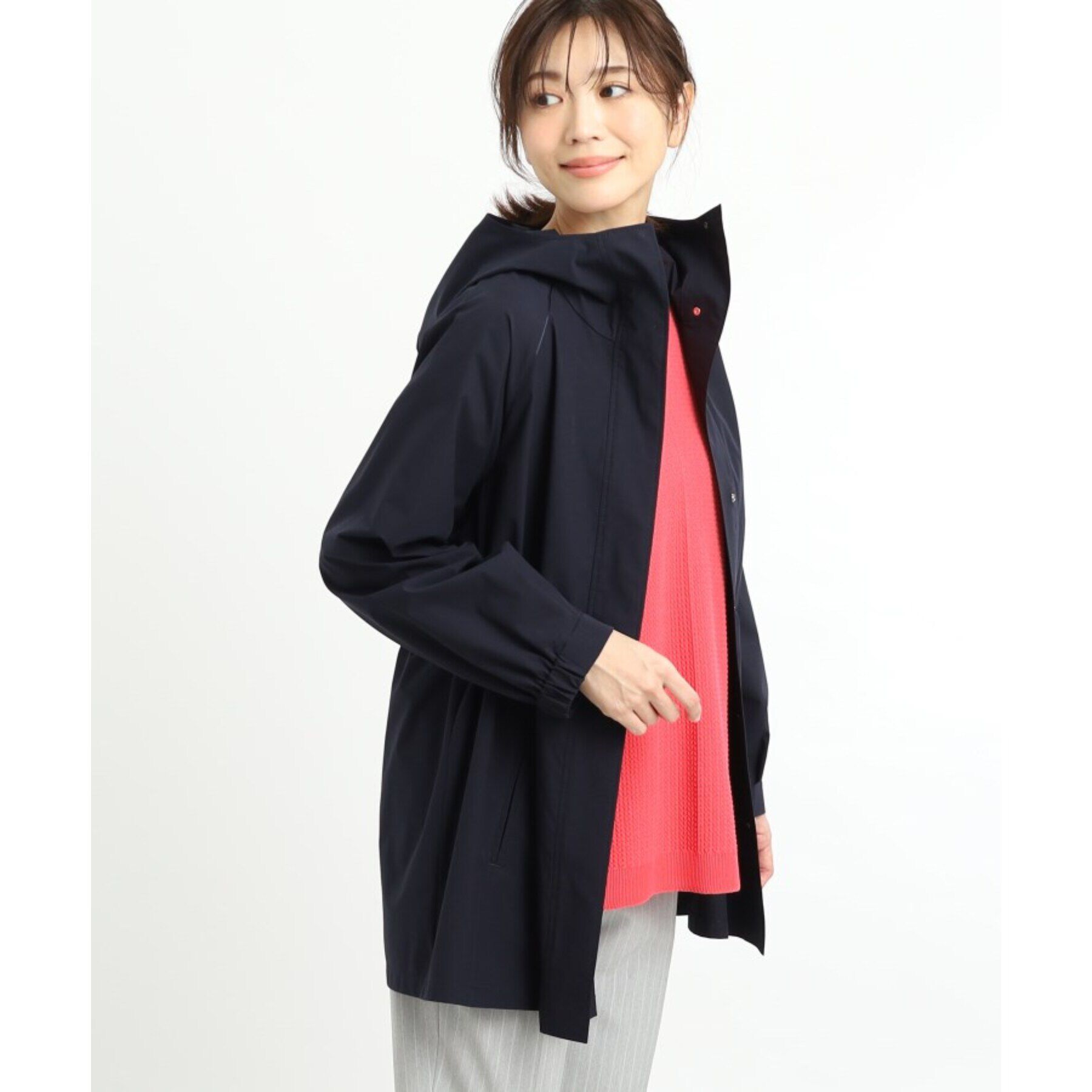 Reflect「【夏SALE／撥水／手洗い可】ライティフーディコート」|その他|ネイビー(094)