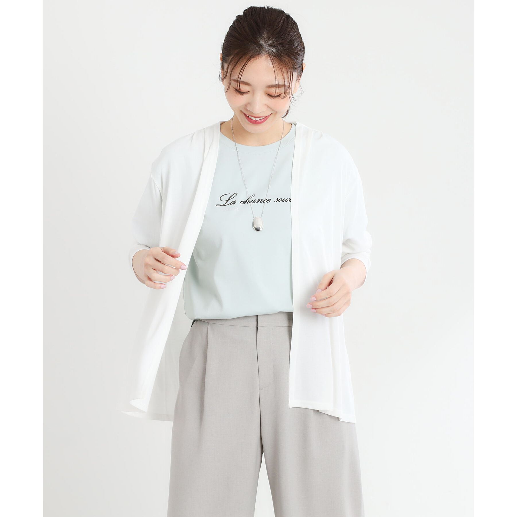 Reflect「【洗える】ジャージカーディガン」|カーディガン|