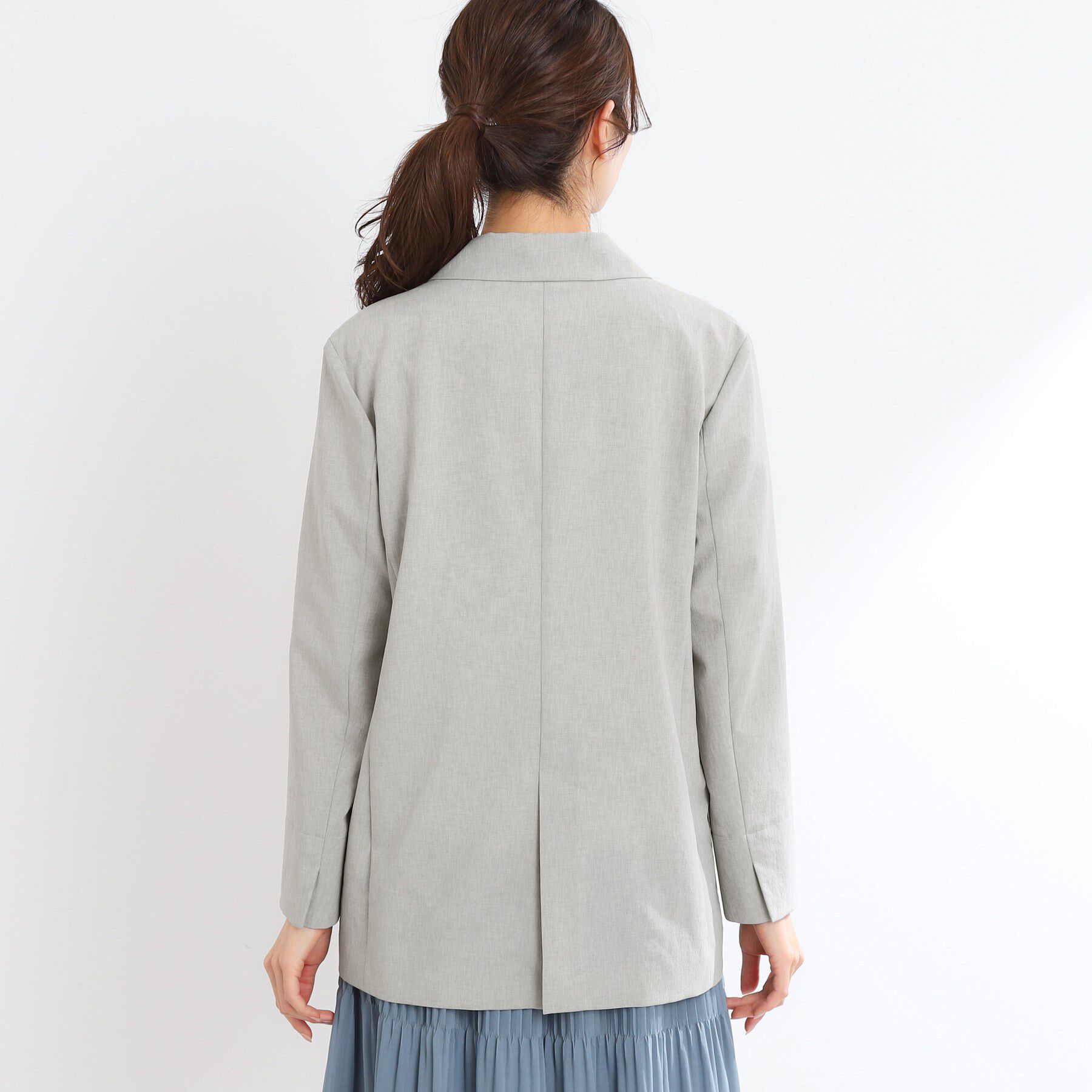 Reflect「【マシンウォッシュ可／セットアップ可／通勤におすすめ】ドライタッチダブルジャケット」|テーラードジャケット|