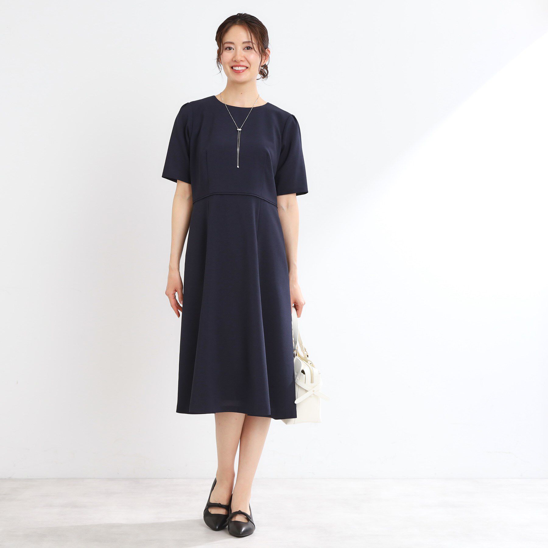Reflect「【洗える／オケージョンに／セットアップ可】ベーシックワンピース」|ワンピース|