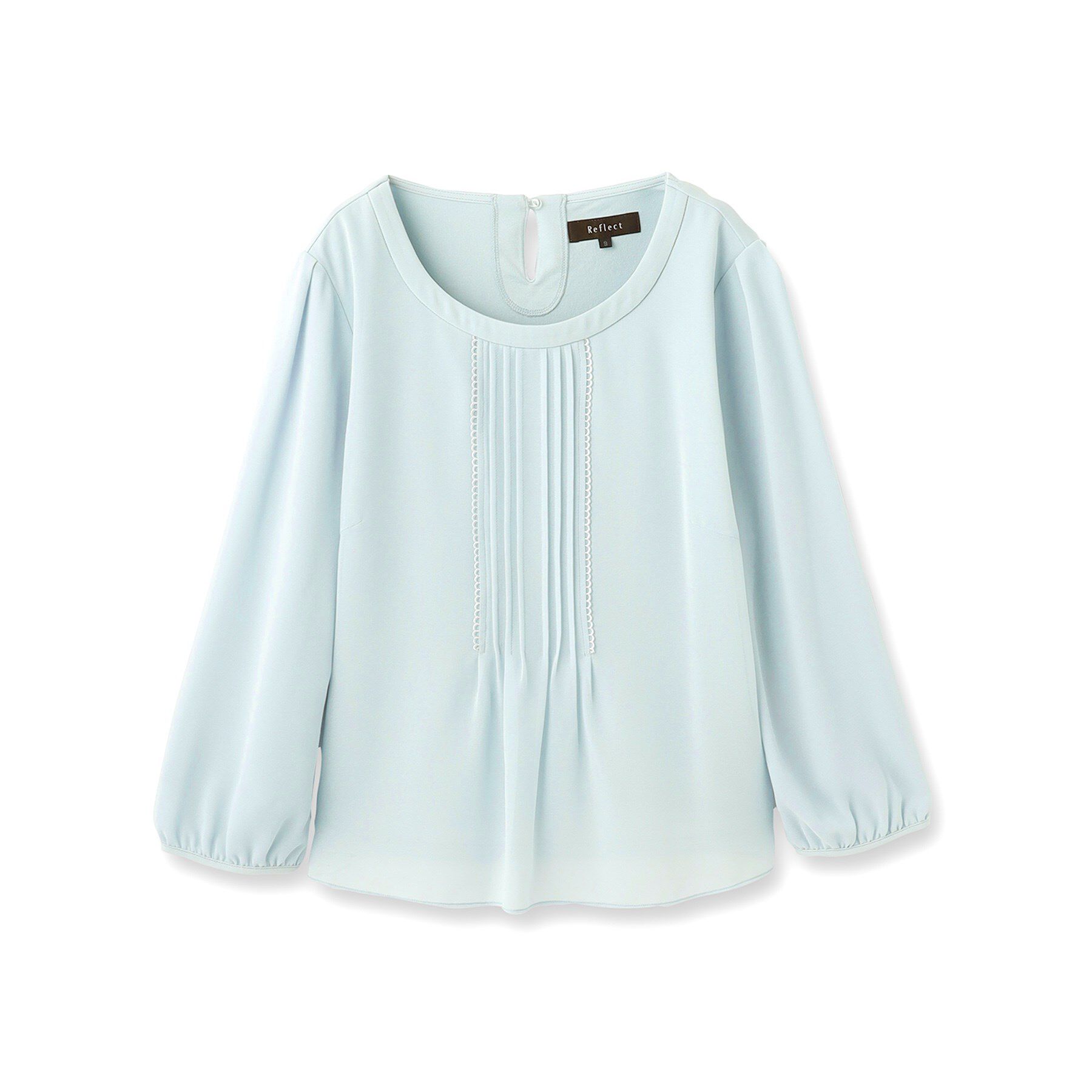 Reflect「【フォーマル／入卒／お仕事に◎】ピンタック&times;スカラレースブラウス」|シャツ・ブラウス|