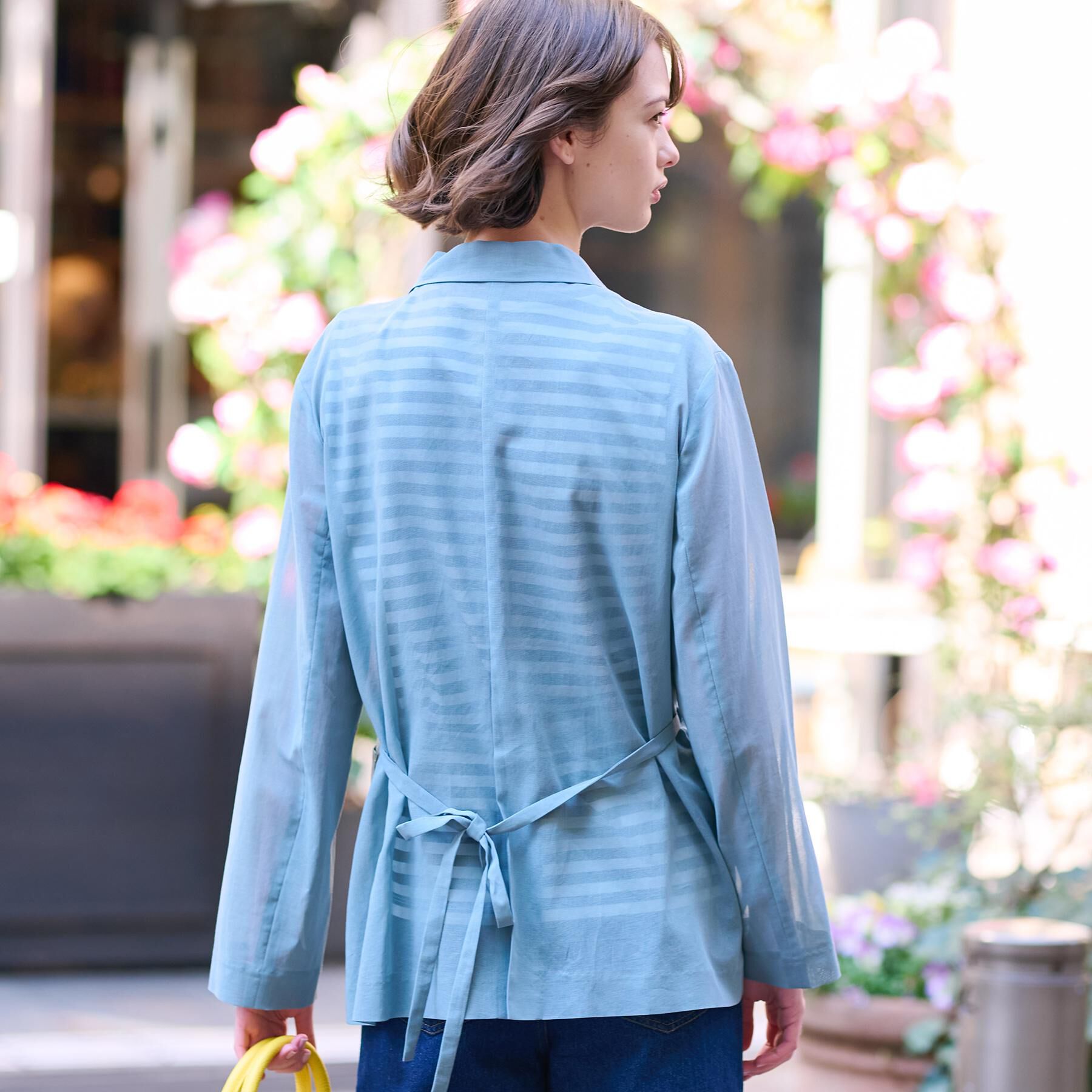 DRESSTERIOR「【清涼感/洗える】エアリーシアーダブルジャケット」|テーラードジャケット|