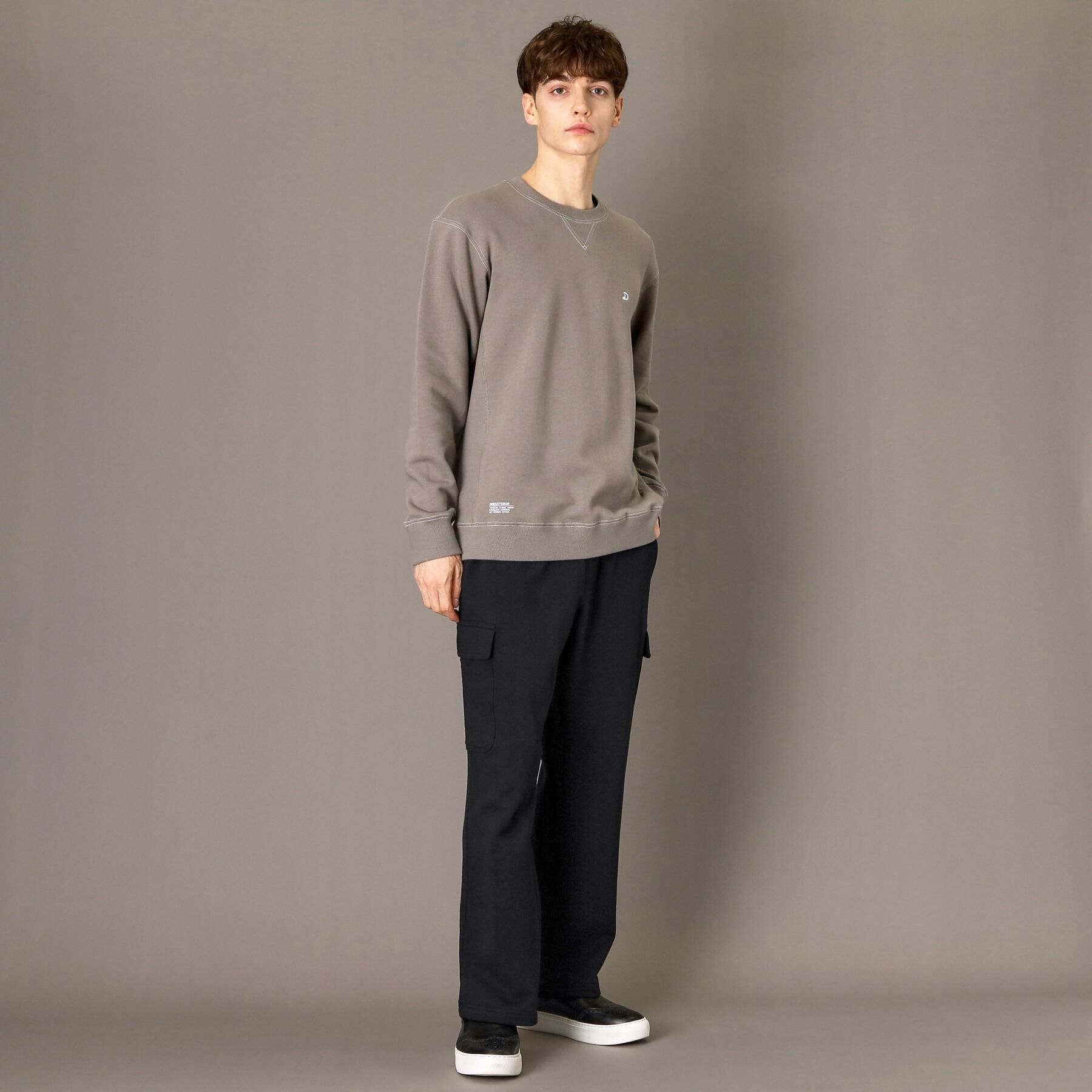 DRESSTERIOR「裏起毛 バック9プリントスウェット」|パーカー|