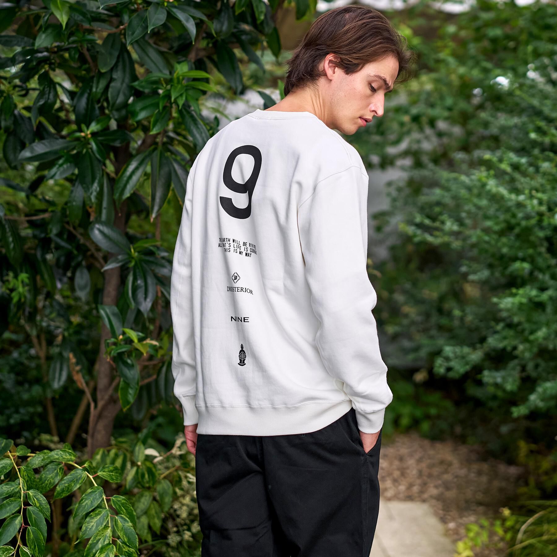 DRESSTERIOR「裏起毛 バック9プリントスウェット」|パーカー|