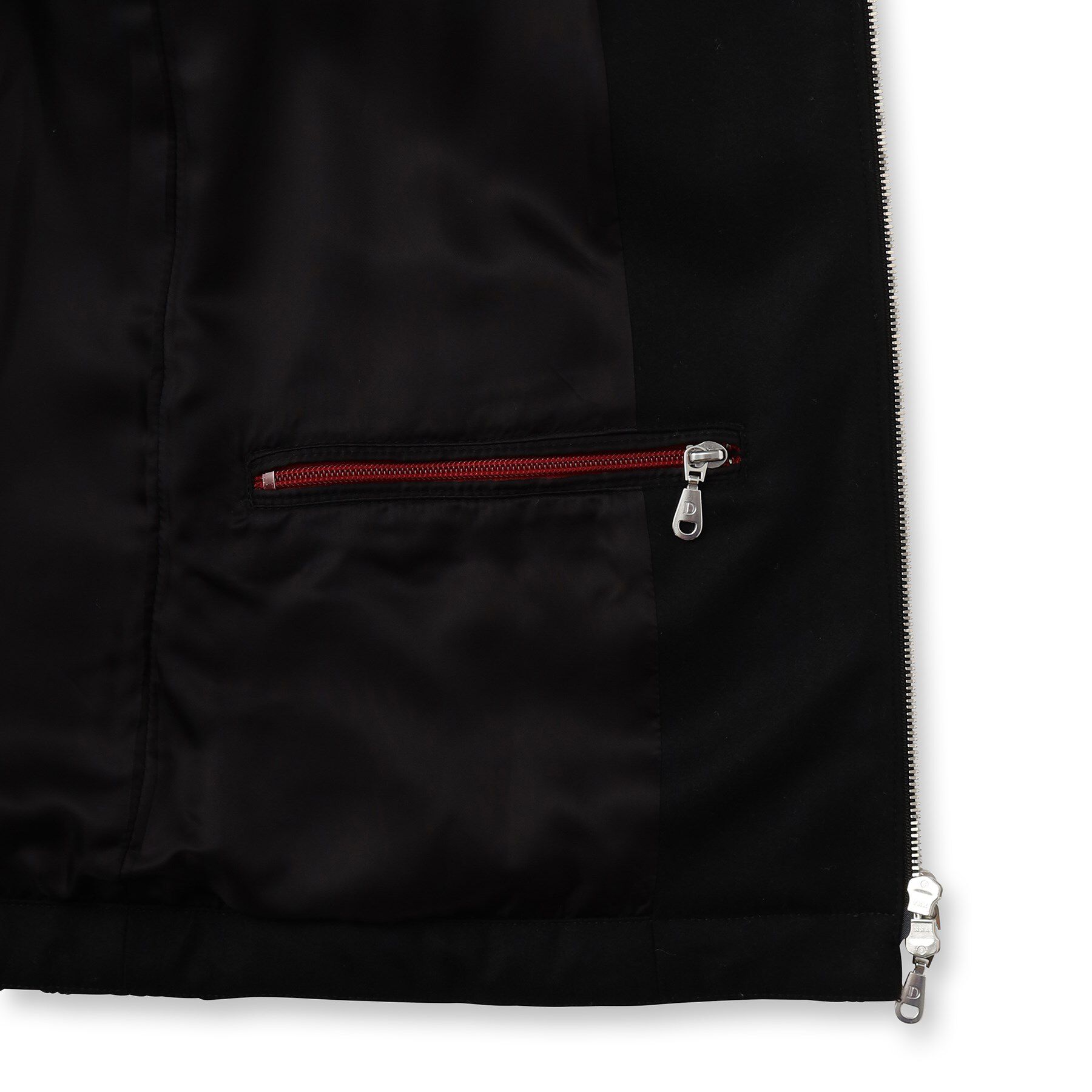 DRESSTERIOR「オーバーラップサークル ウールジャカードパーカー」|ブルゾン・スタジャン|