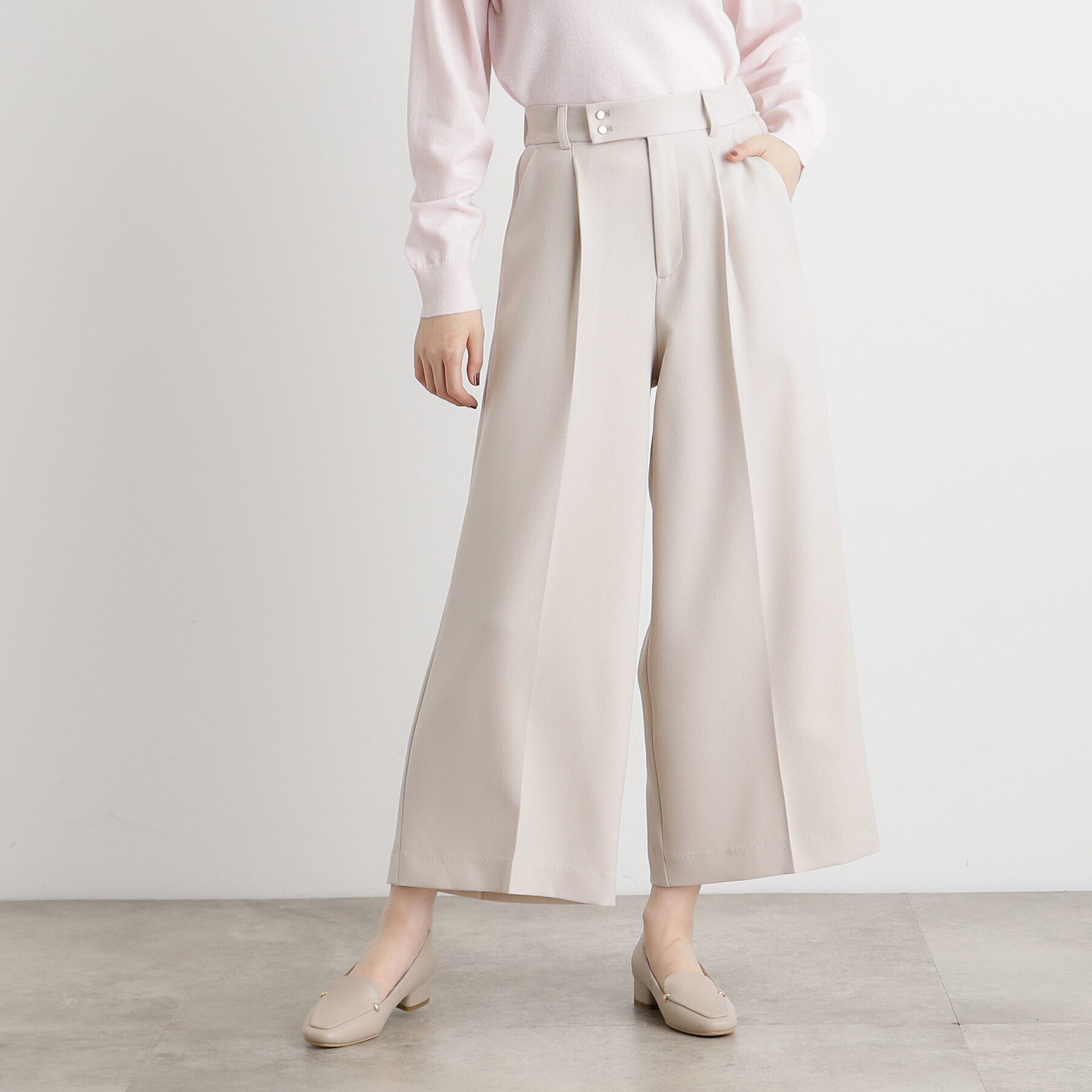 grove「クロップドワイドパンツ」|その他|