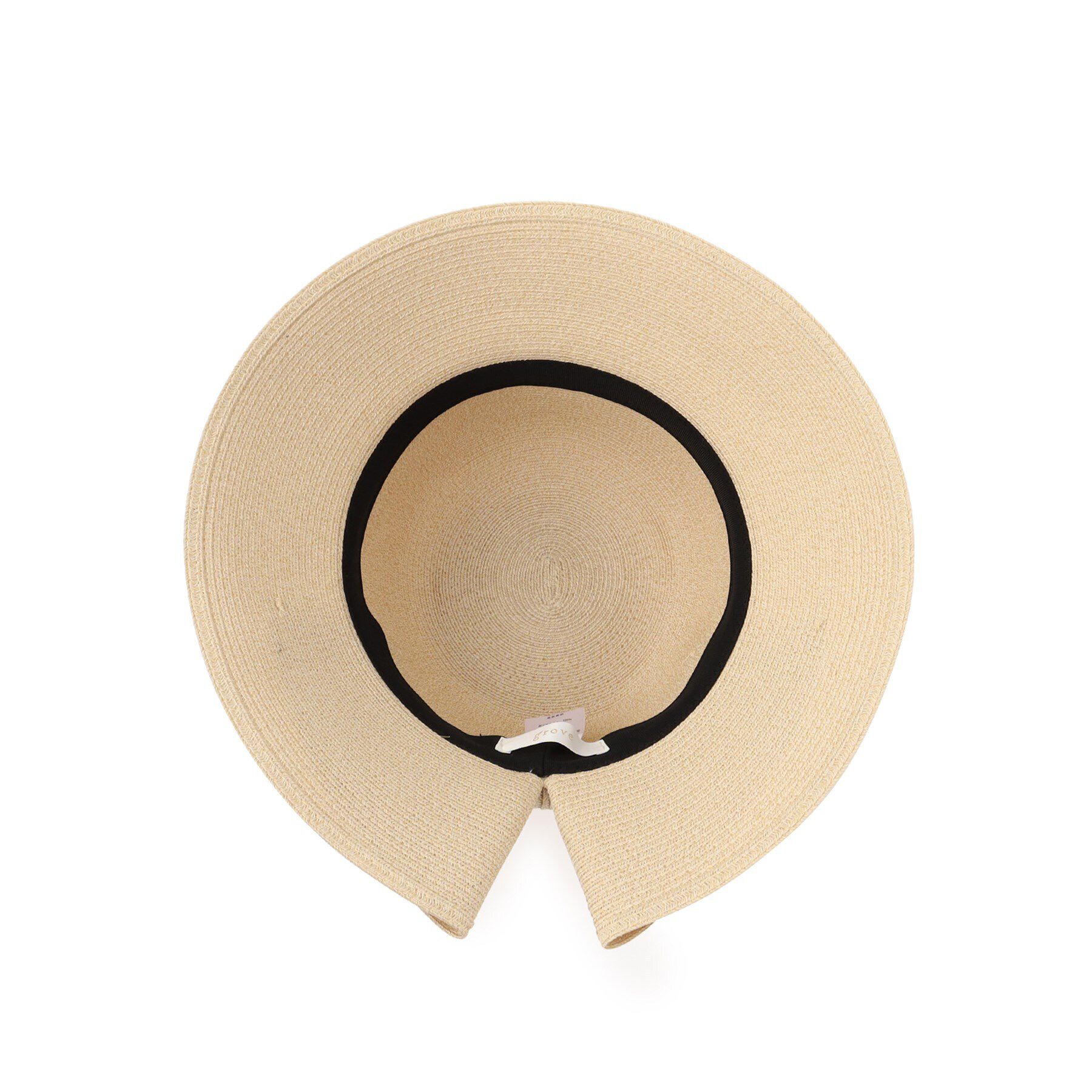grove「ウォッシャブルスリットリボンハット【手洗い可・UVカット・サイズ調整可】」|ハット|