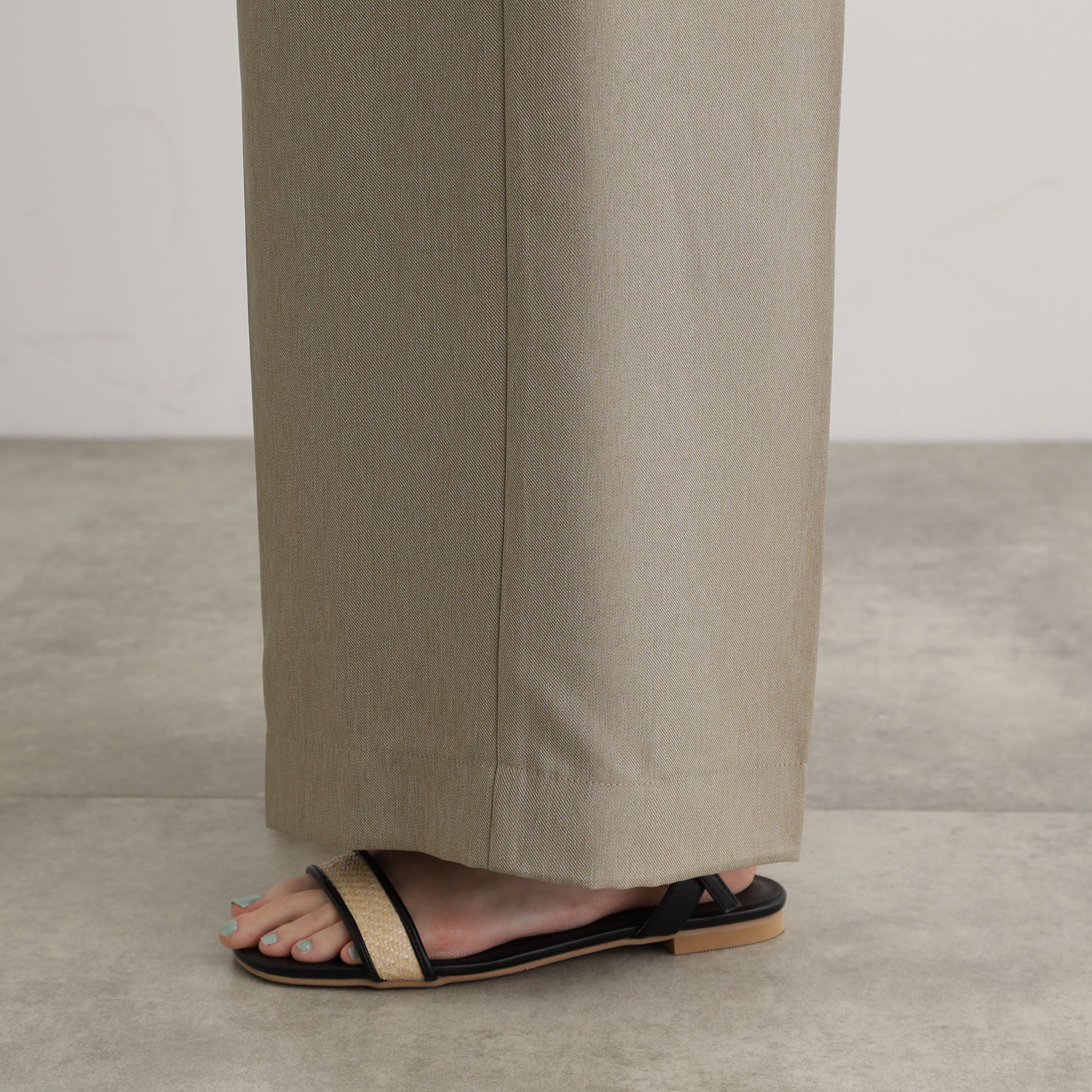 grove「デニムライクベルト付きワイドパンツ」|その他|