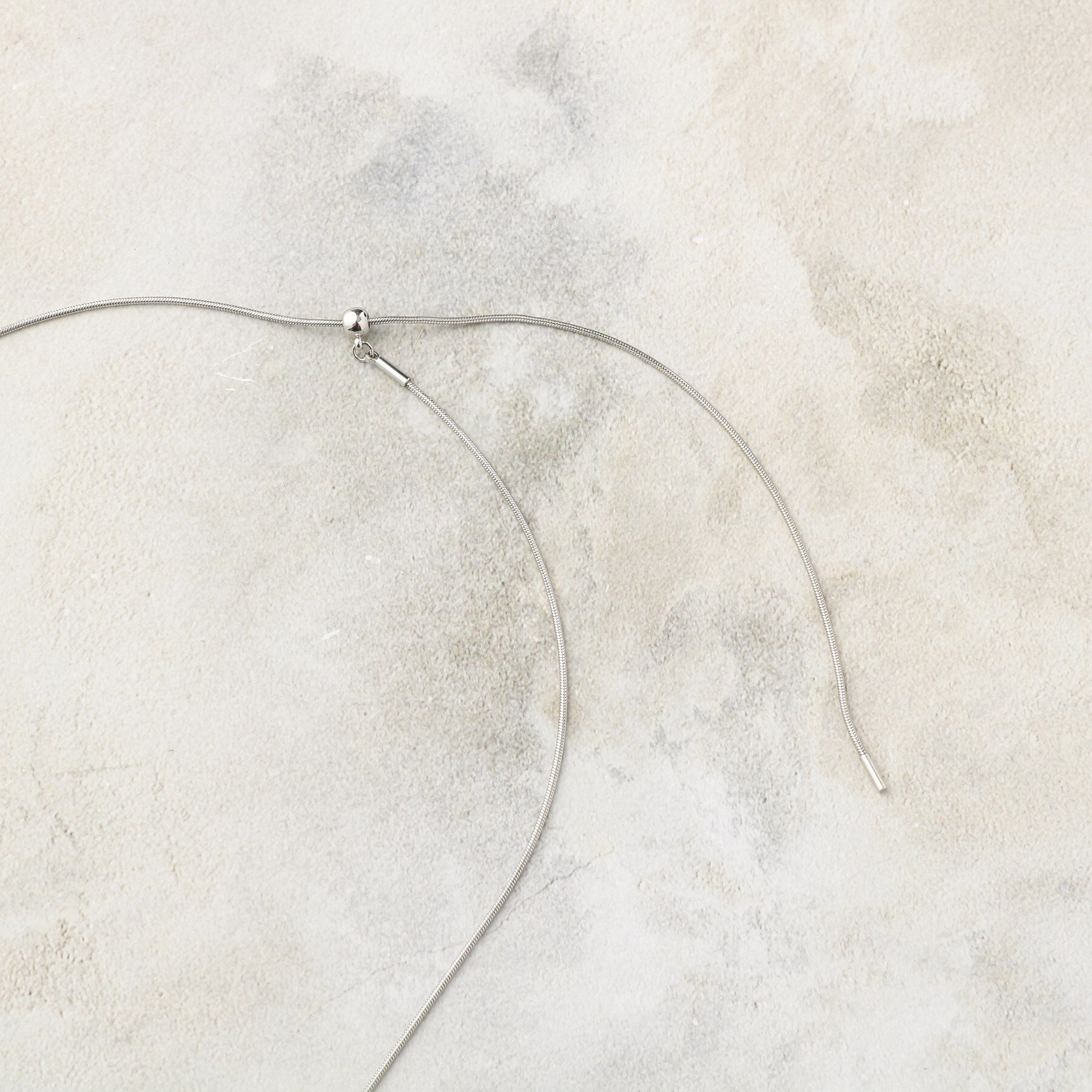 grove「【ネックホルダー】変形オーバルチェーンネックレス」|ネックレス|