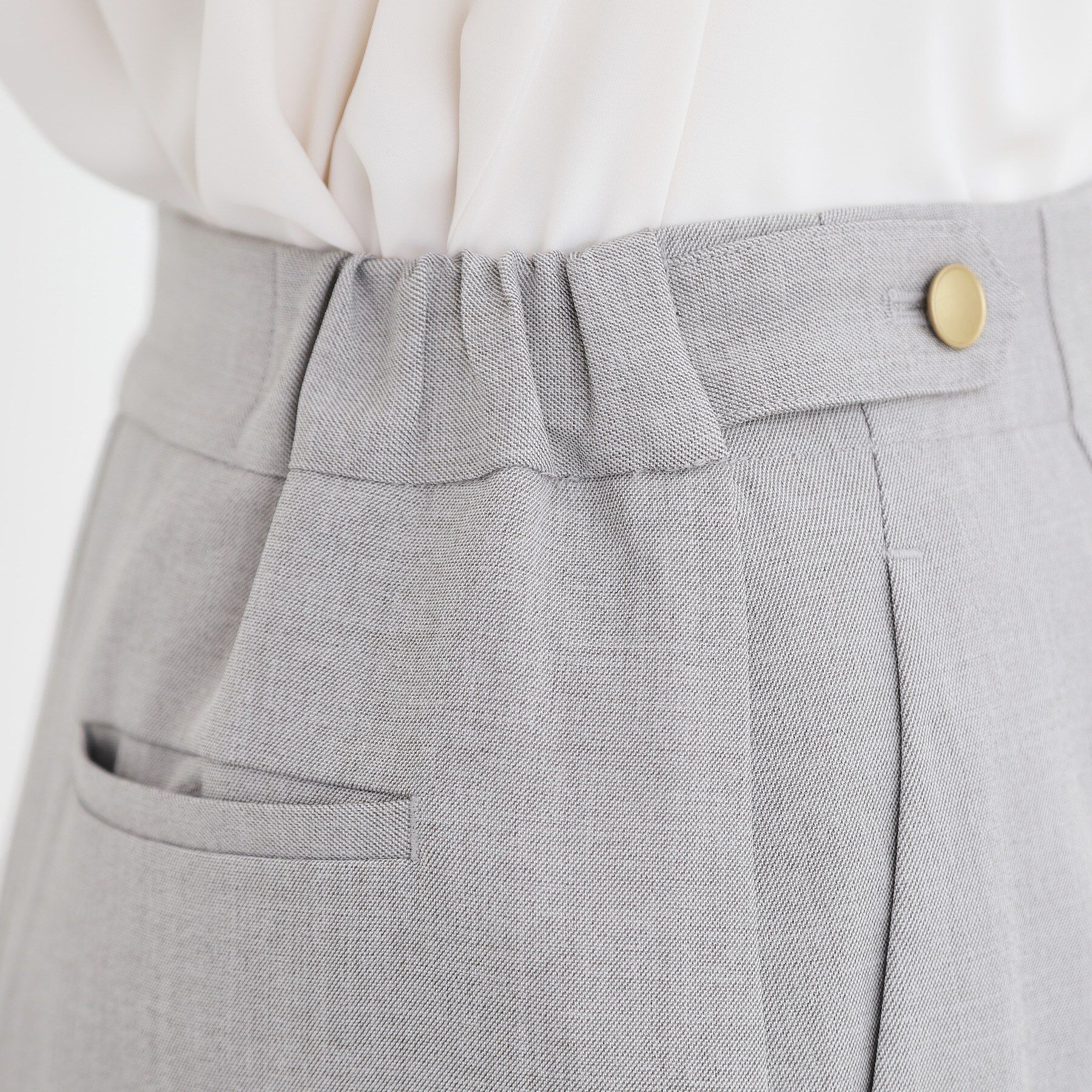 grove「【マシンウォッシュ/防シワ/S-3L】着回しできるカセット服ワイドパンツ」|その他|