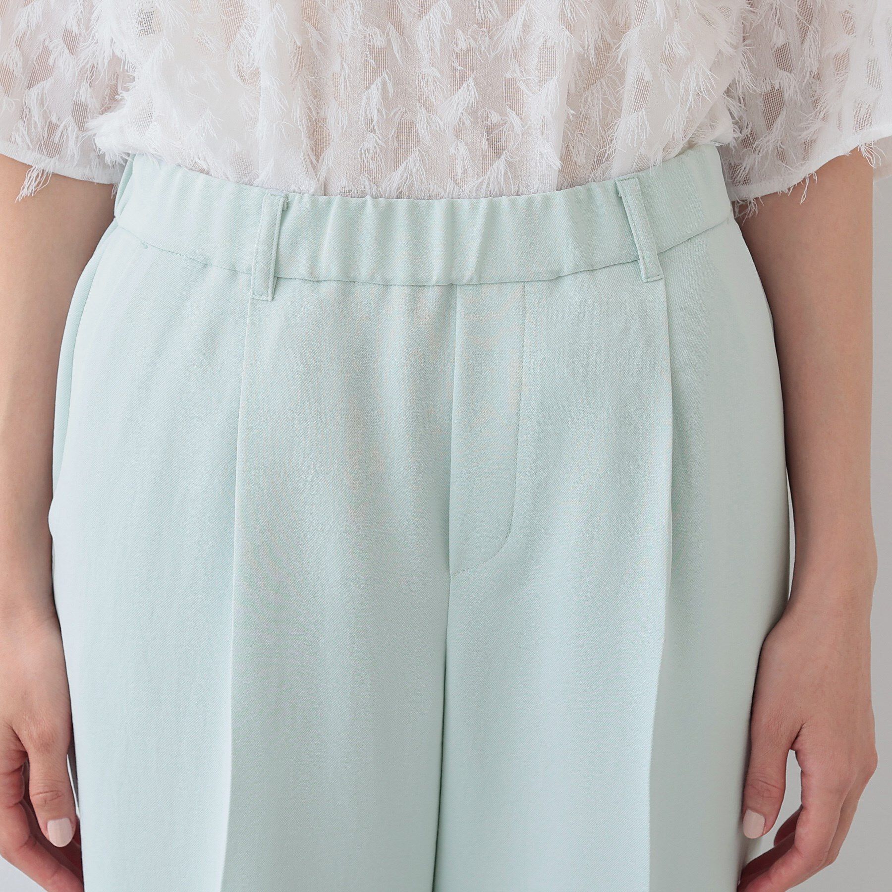 INDIVI「【着る日傘/遮熱/UVケア】ワイドパンツ」|スーツ|