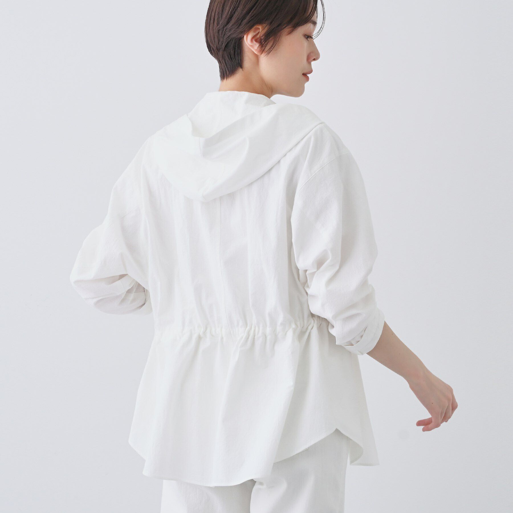 INDIVI「【日本製】ドライタッチ ウィンドブレーカー」|ブルゾン・スタジャン|