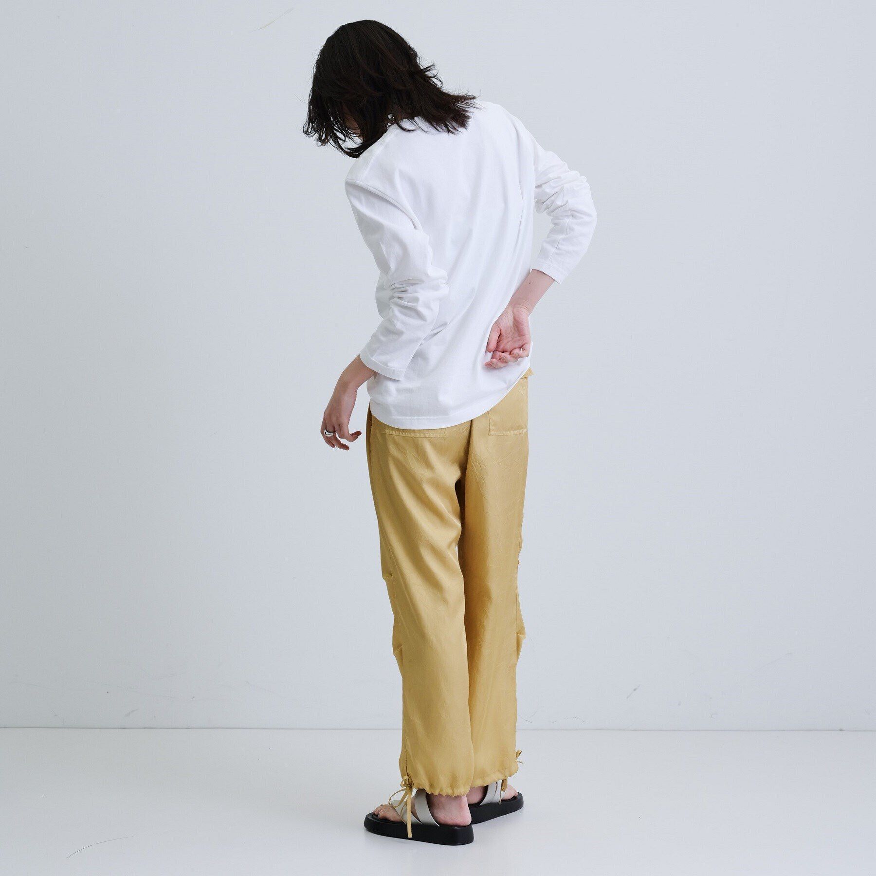 GALLEST「ドレープサテンパンツ」|その他|