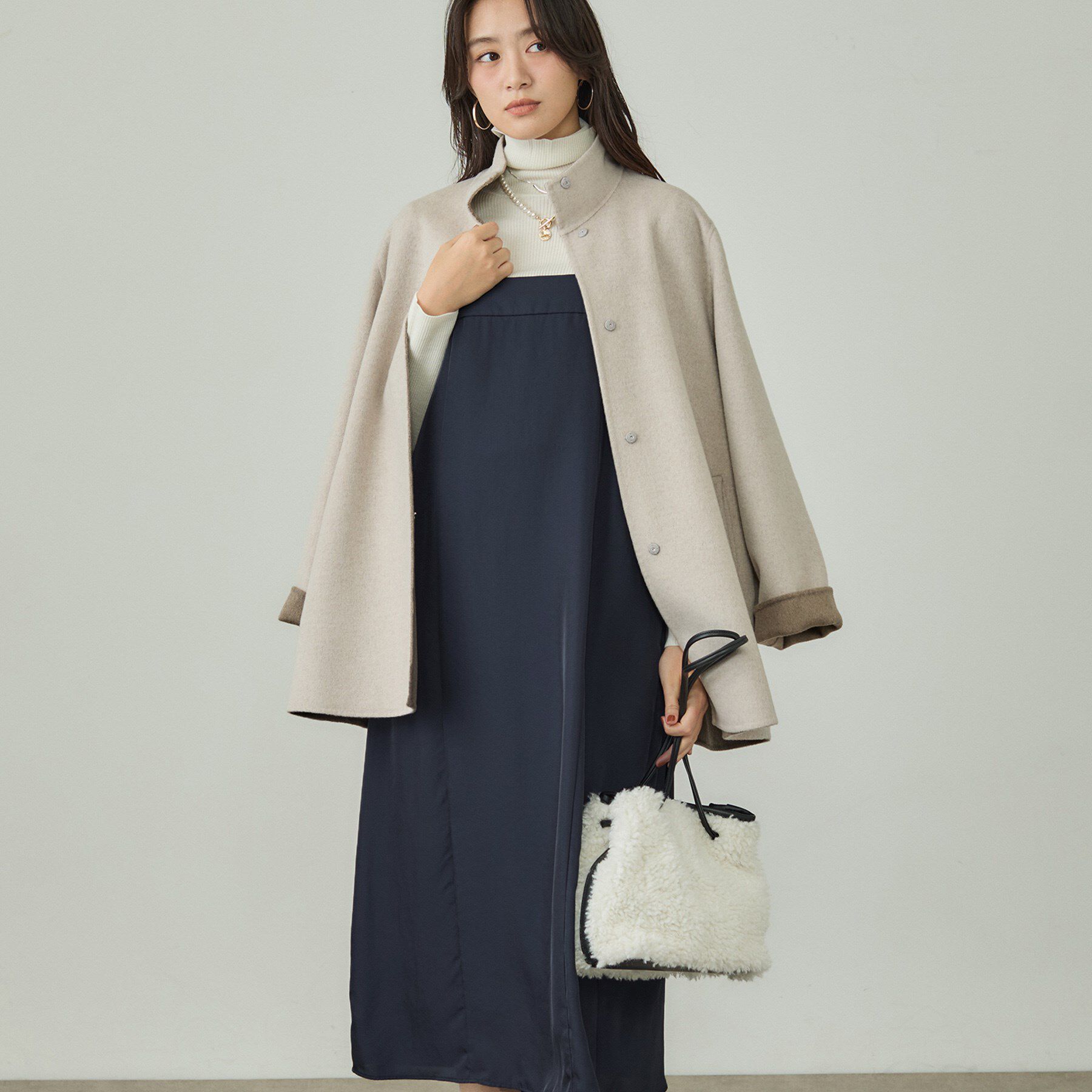 INDIVI「【洗える／UVケア】スリップワンピース」|ワンピース|