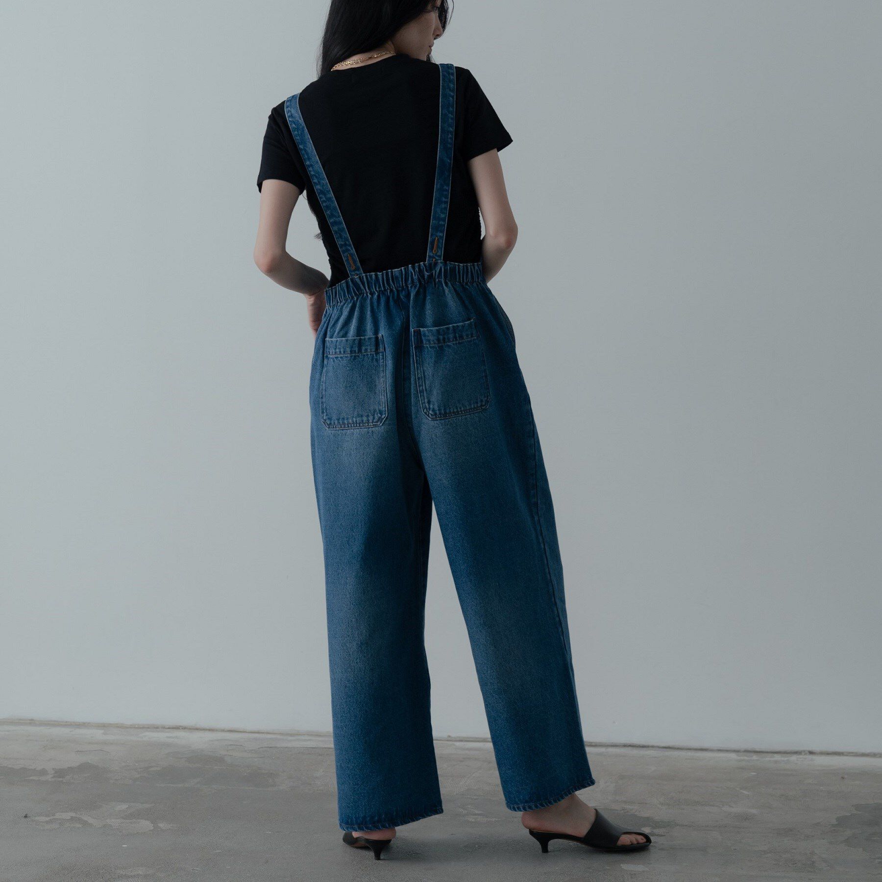GALLEST「デニムサロペット」|オールインワン|