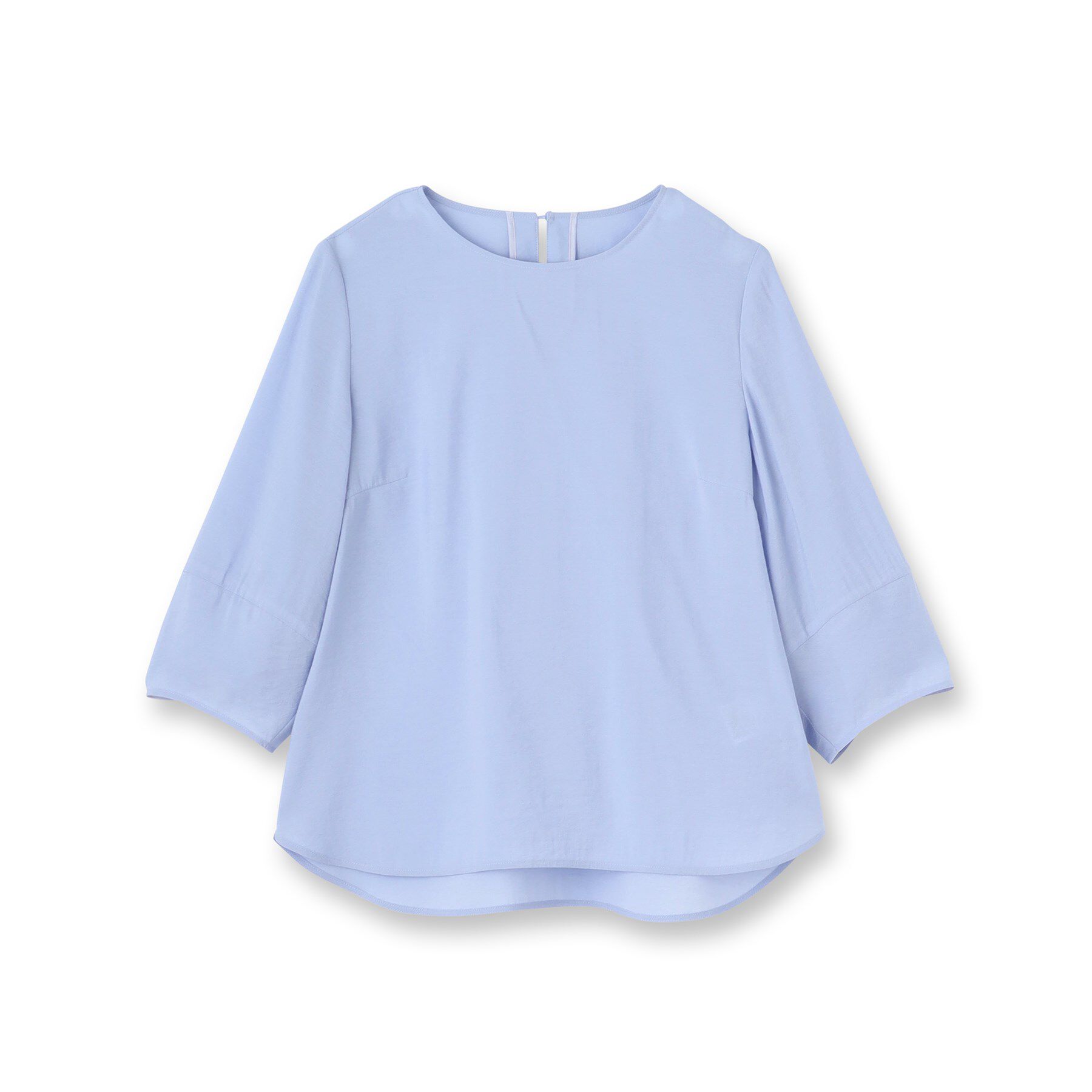 INDIVI「【洗える／SETUP可能】袖コンシャスシアーブラウス」|シャツ・ブラウス|