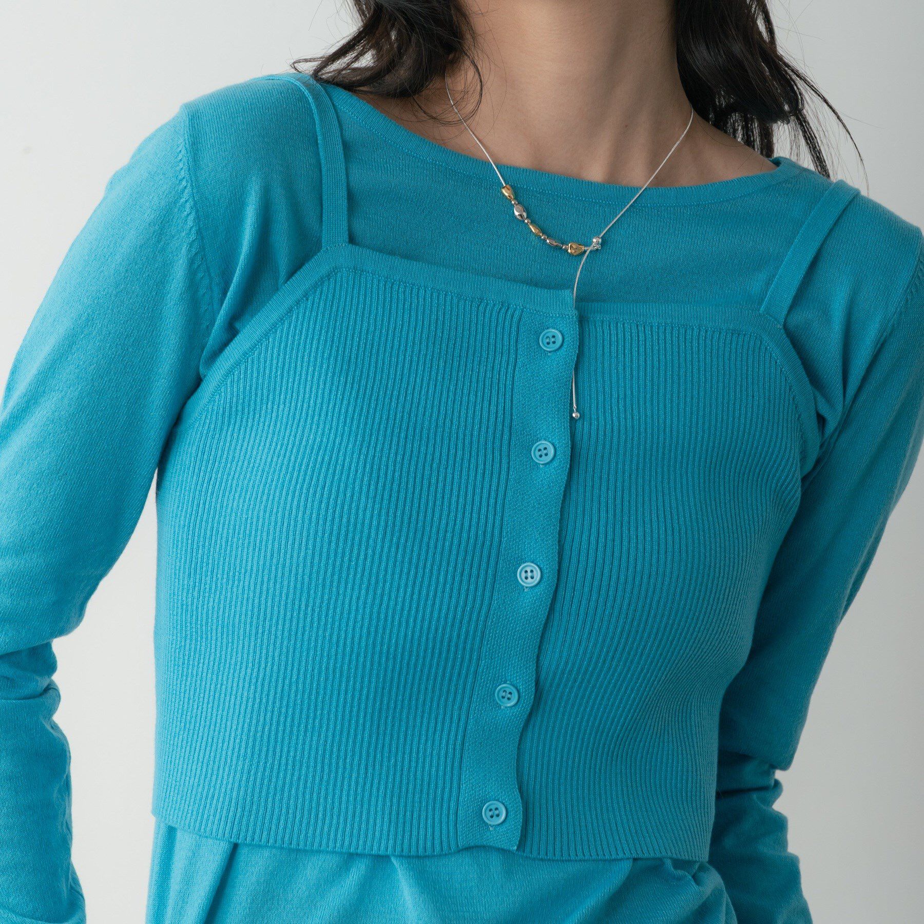 GALLEST「ビスチェレイヤードニット」|ニット・セーター|