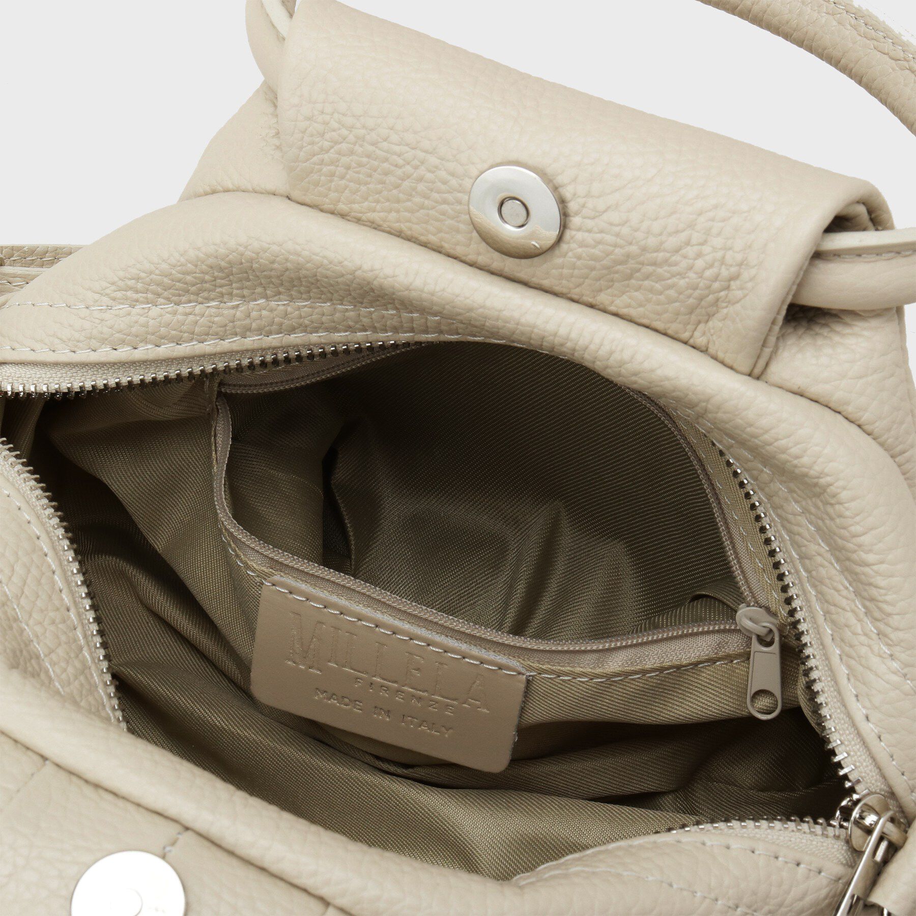 GALLEST「【MILLELA FIRENZE】ギャザーレザーハンドバッグ」|ハンドバッグ|