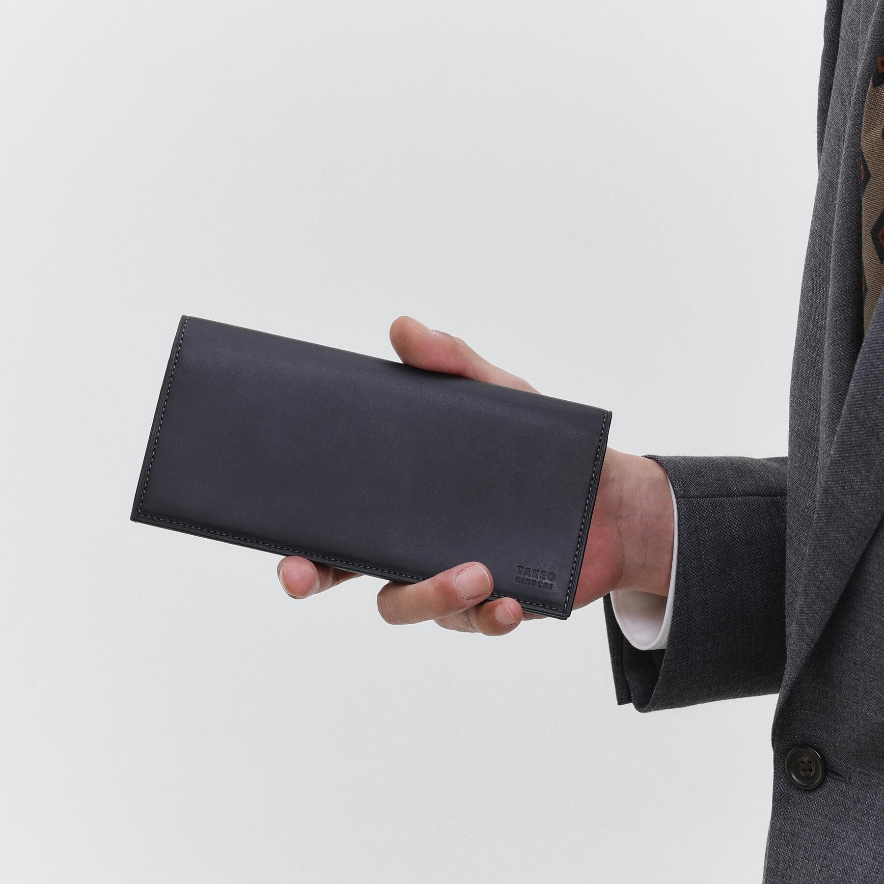 TAKEO KIKUCHI「アンティーク調レザー 2つ折り長財布」|財布|