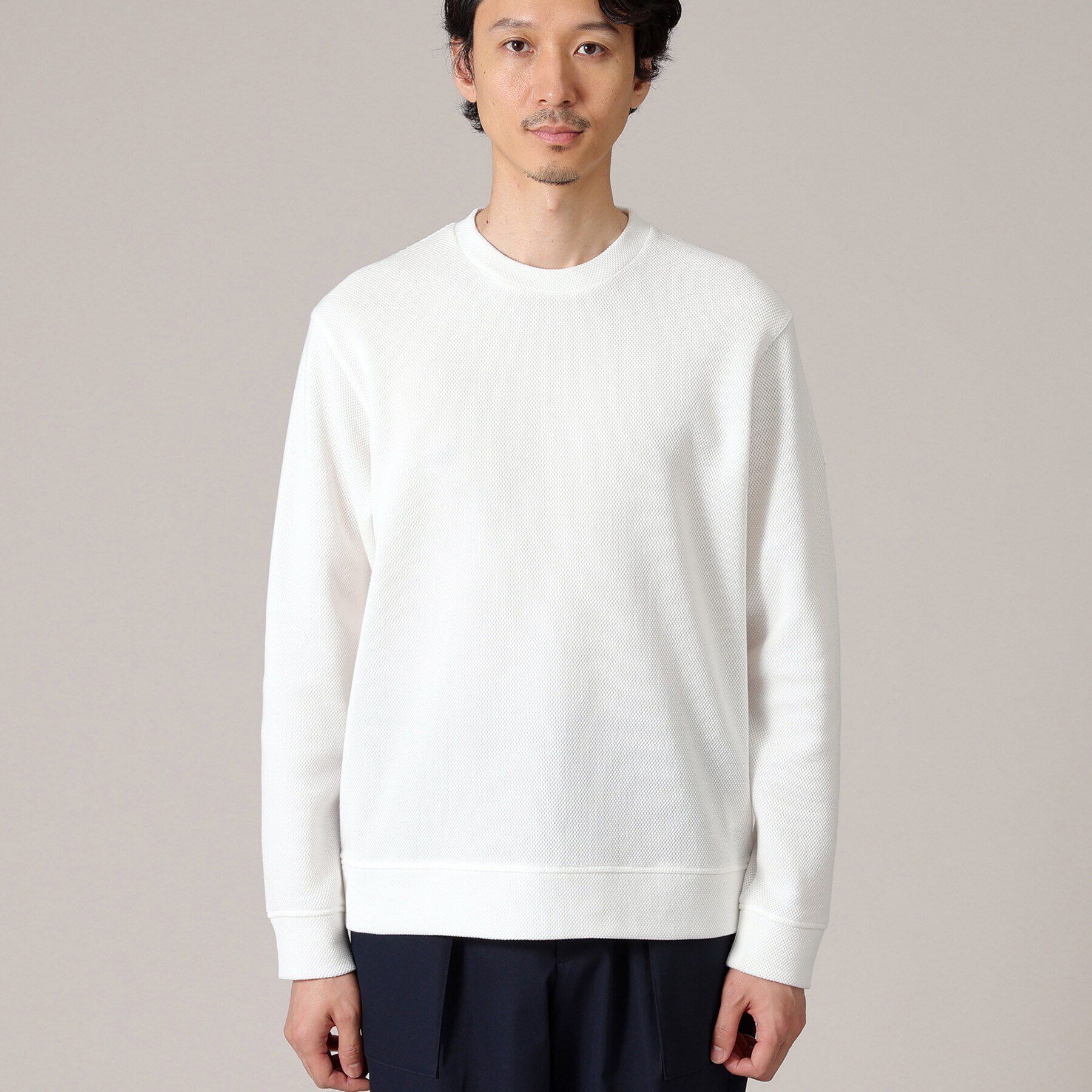 TAKEO KIKUCHI「【尾州織】クルーネック カットソー」|Tシャツ・カットソー|