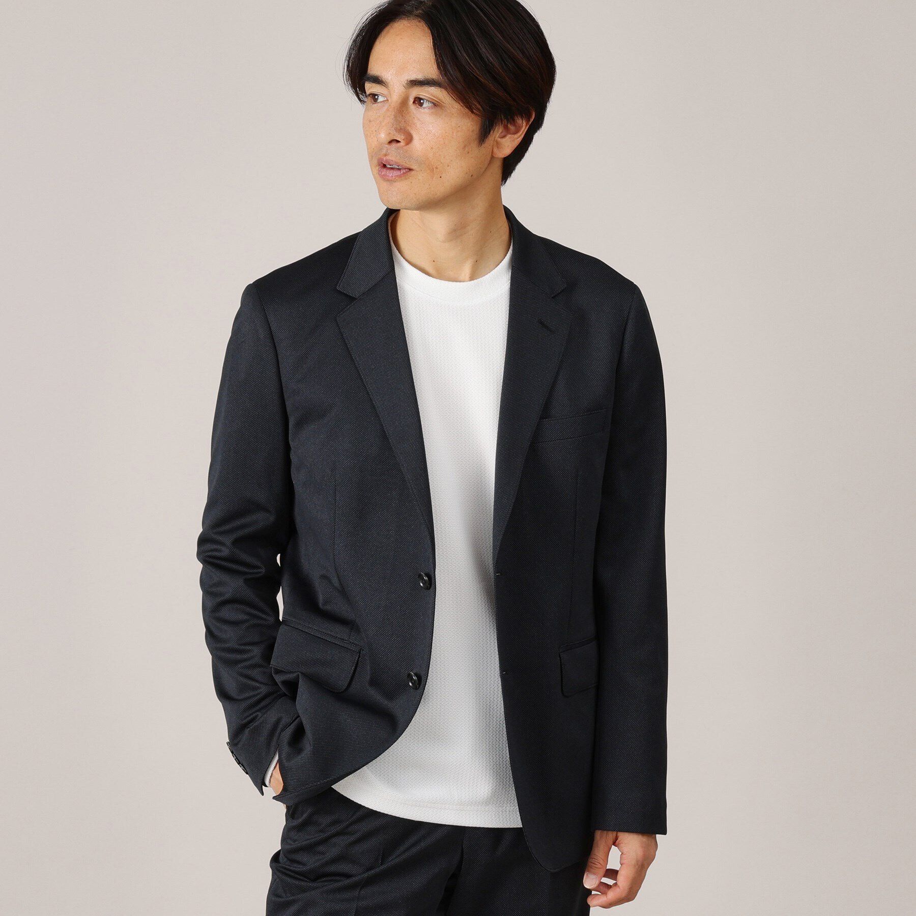 TAKEO KIKUCHI「【高機能/セットアップ対応】フレモ ジャージ ジャケット」|テーラードジャケット|