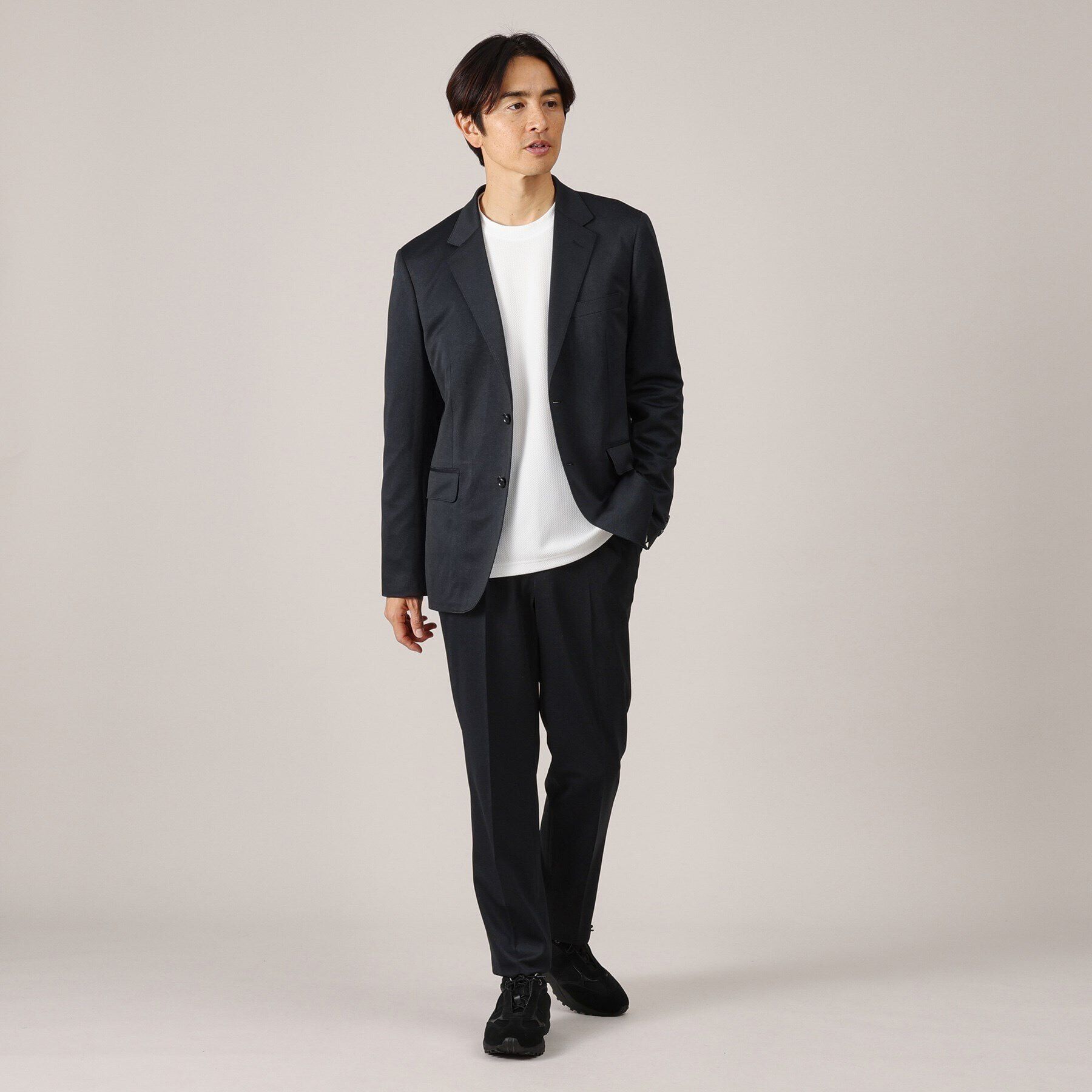 TAKEO KIKUCHI「【高機能/セットアップ対応】フレモ ジャージ ジャケット」|テーラードジャケット|