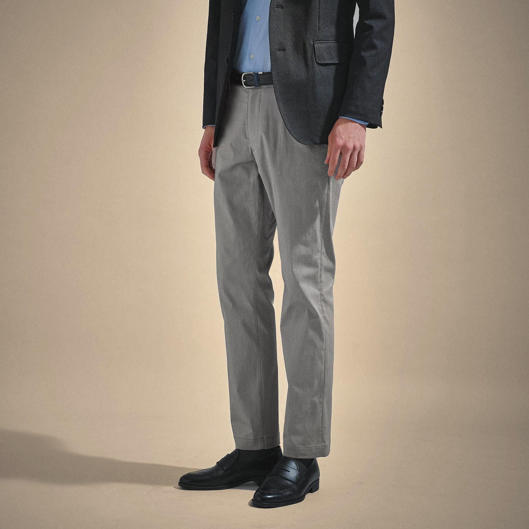 TAKEO KIKUCHI「【ON／OFF兼用】サイドゴアウエスト オールシーズン ストレートパンツ」|その他|グレー(012)