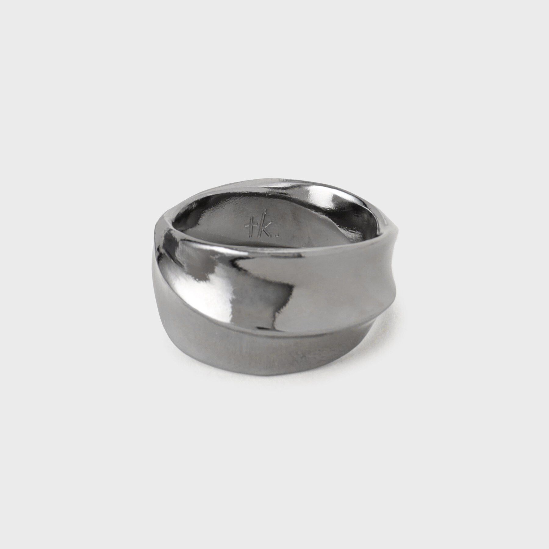 tk.TAKEO KIKUCHI「アンイーブンリング」|リング|ブラックシルバー(0