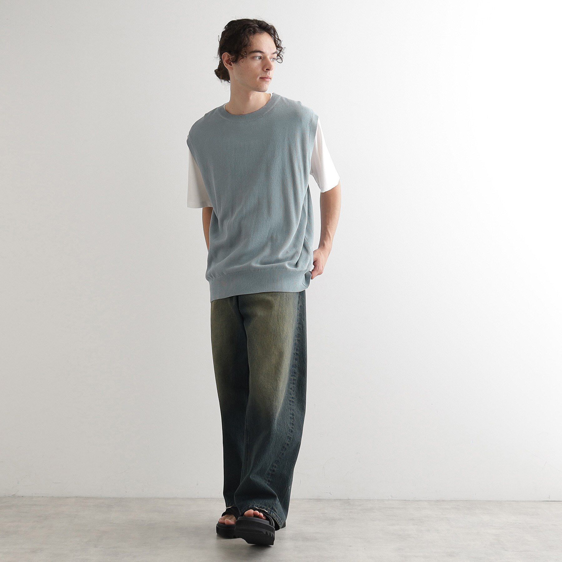 tk.TAKEO KIKUCHI「【セットアイテム】ニットベストアンサンブル」|ニット・セーター|